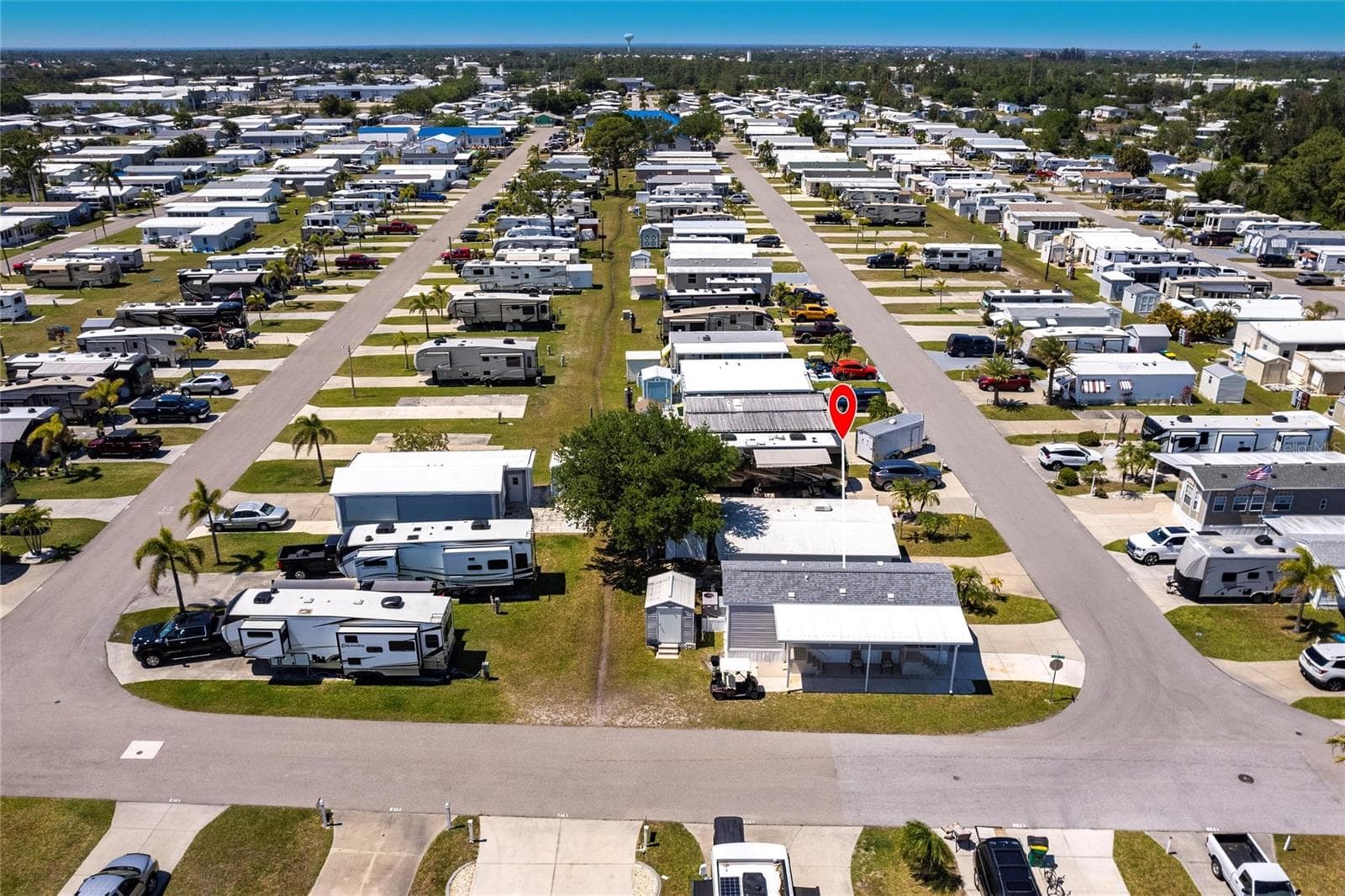 Aerial view - 1329 TROUT, PUNTA GORDA
