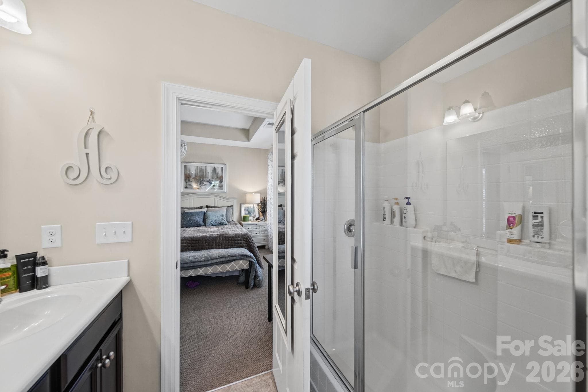 Primary Bathroom walk-in shower - 11621 Brachetto Place, Charlotte