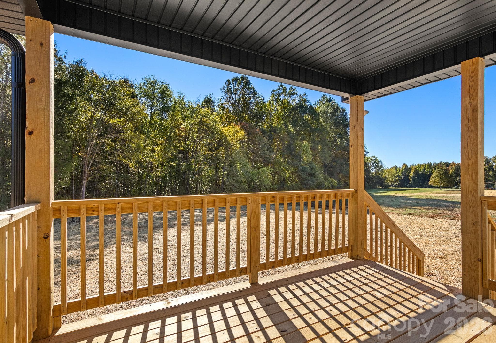Back Porch View | Private Back Yard - 179 Springlake Road, York