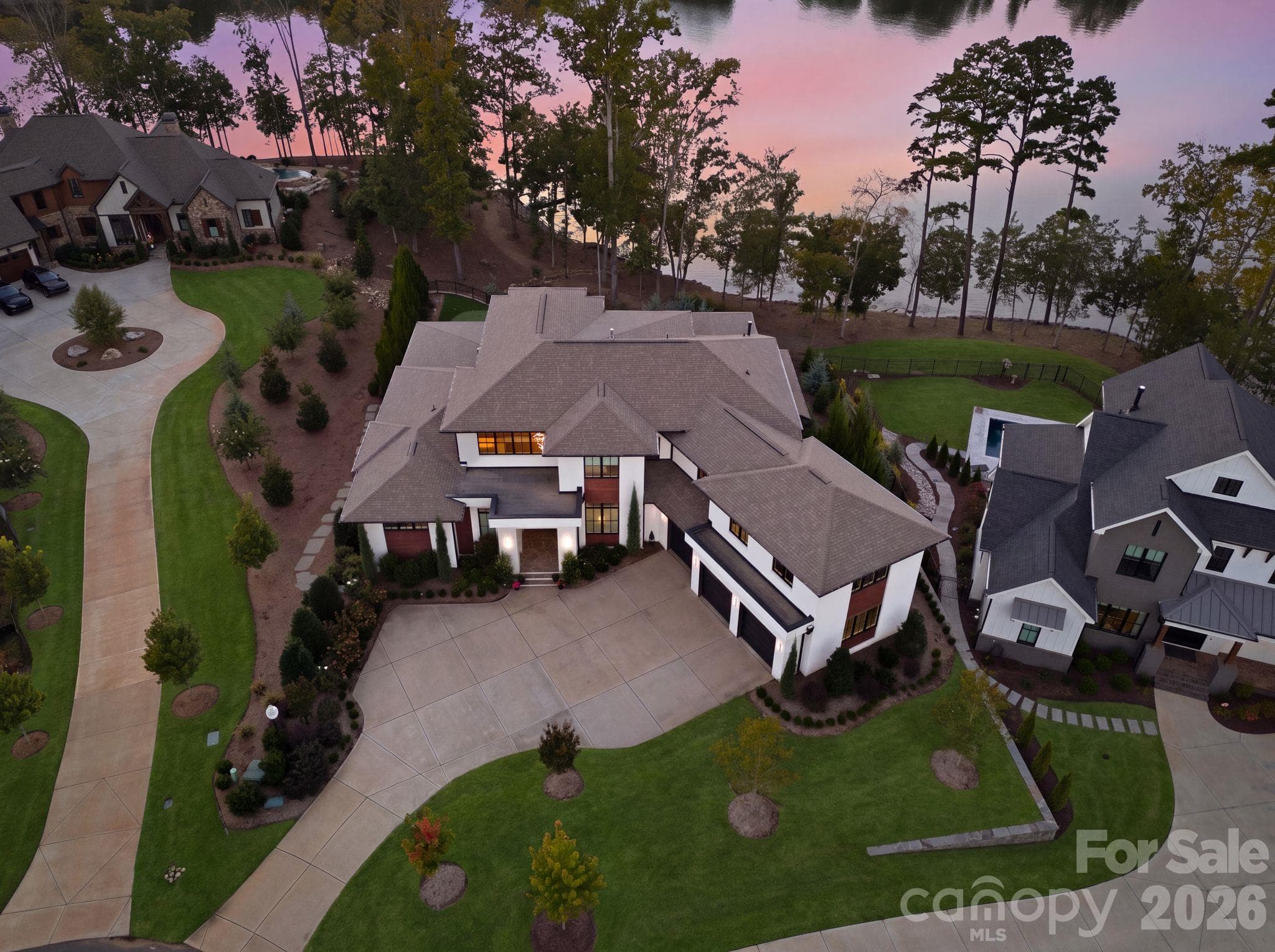 Aerial view - 1016 Timberlake Point, Belmont