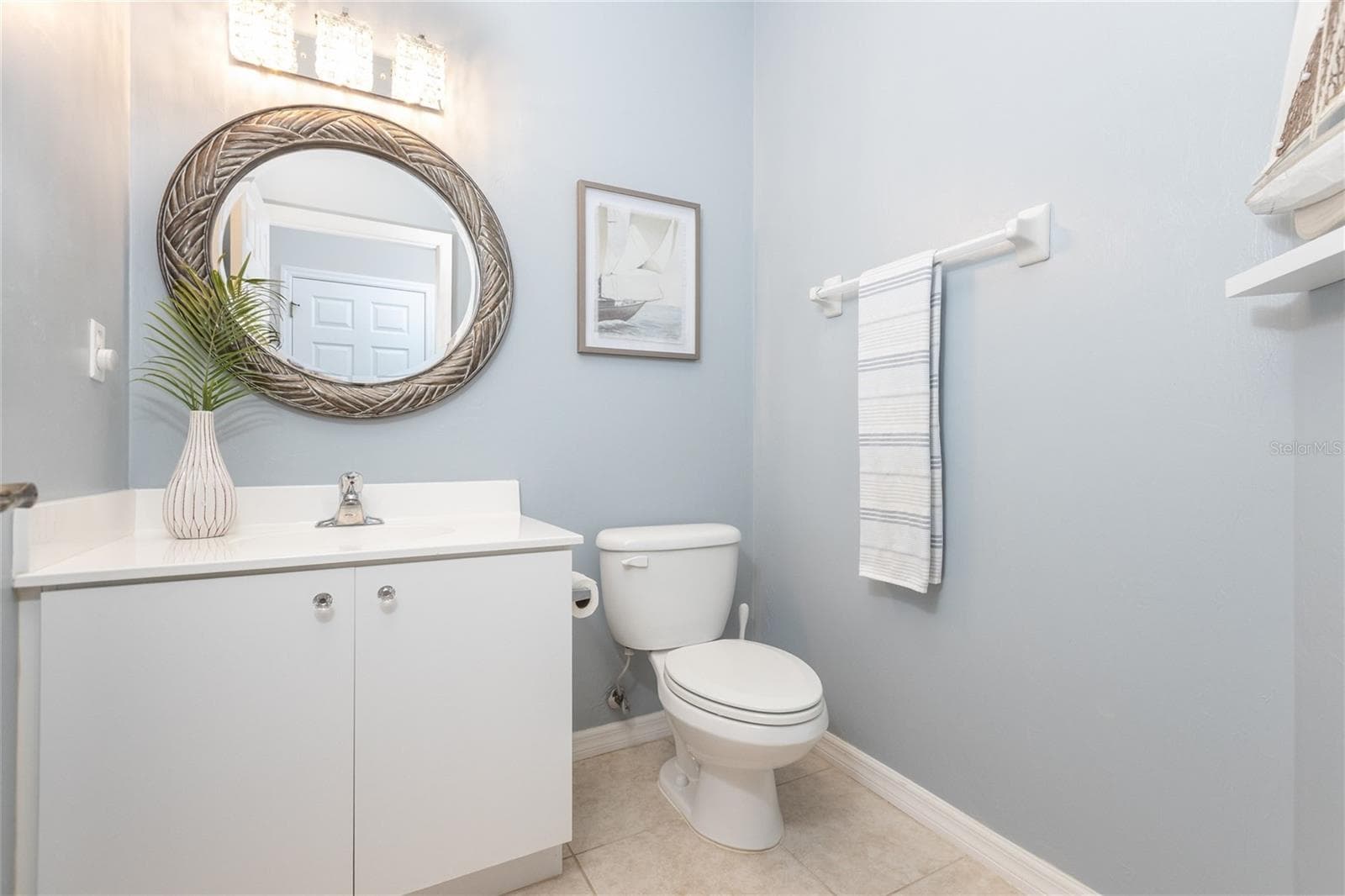 1/2 bath downstairs - 3643 CASALTA CIR, NEW SMYRNA BEACH
