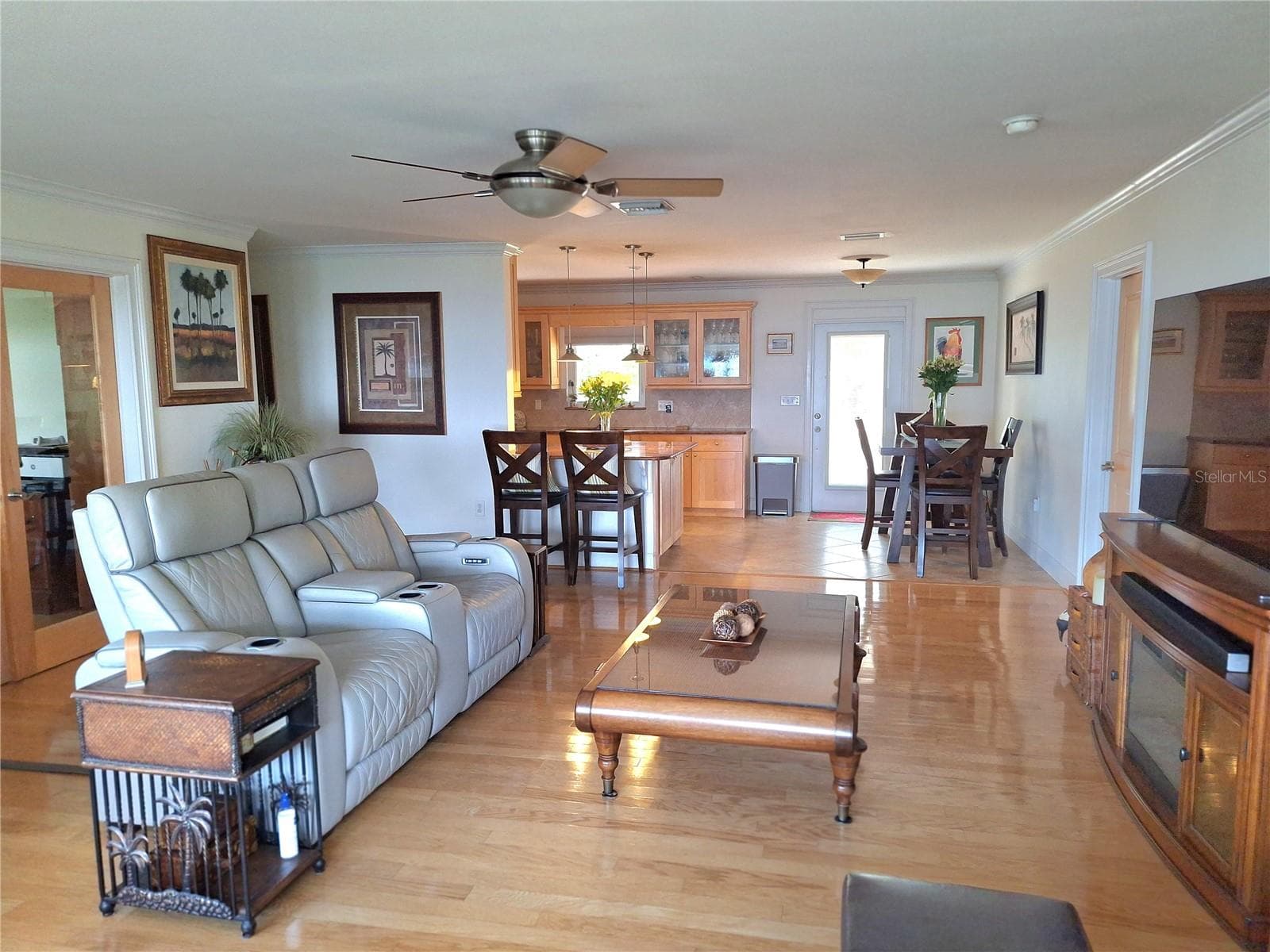 Open Plan Great Room/Dining. - 456 W 10TH AVE, MOUNT DORA