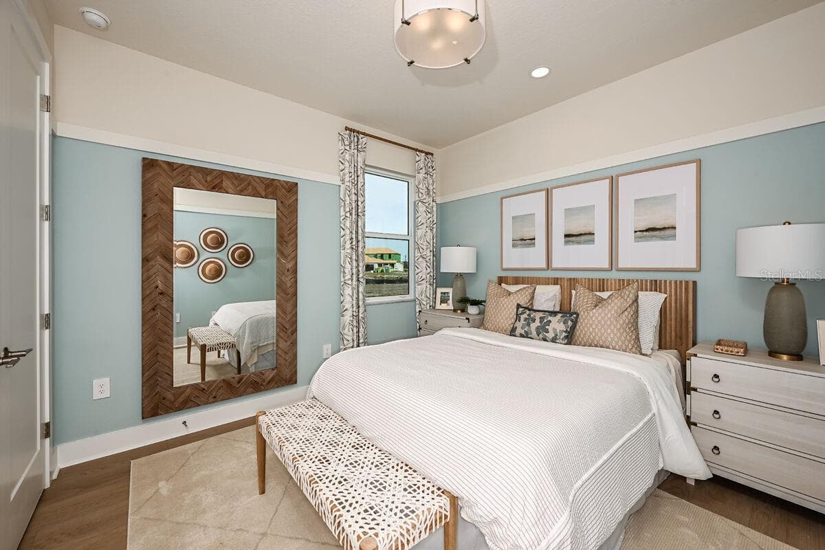 Bedroom 2-Pictures are of Model Home for representational purposes only. - 24496 SW KINGSWAY CIR, LAKE SUZY