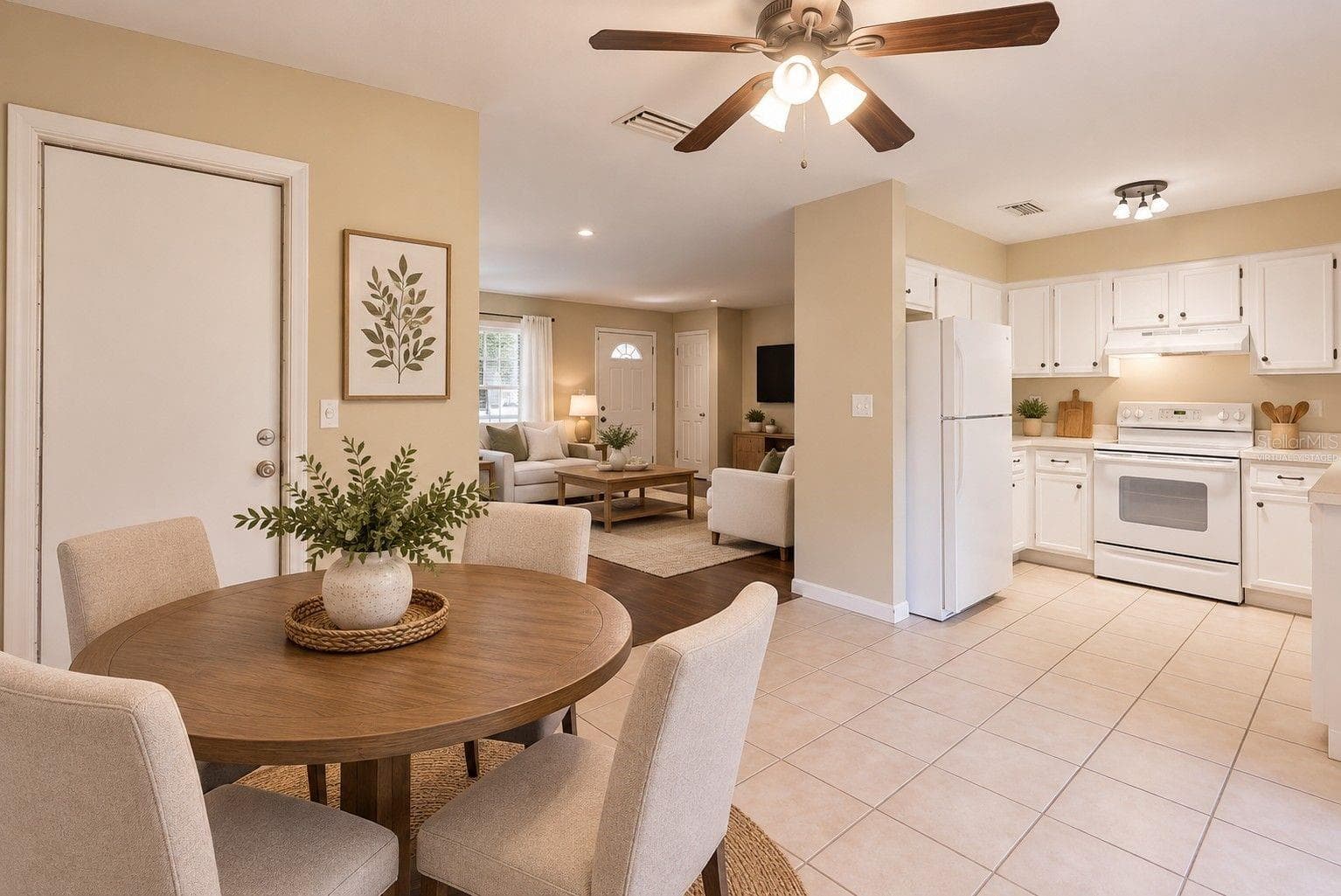 Dining Room - Virtually Staged - 233 EDGEWOOD DR, CLERMONT