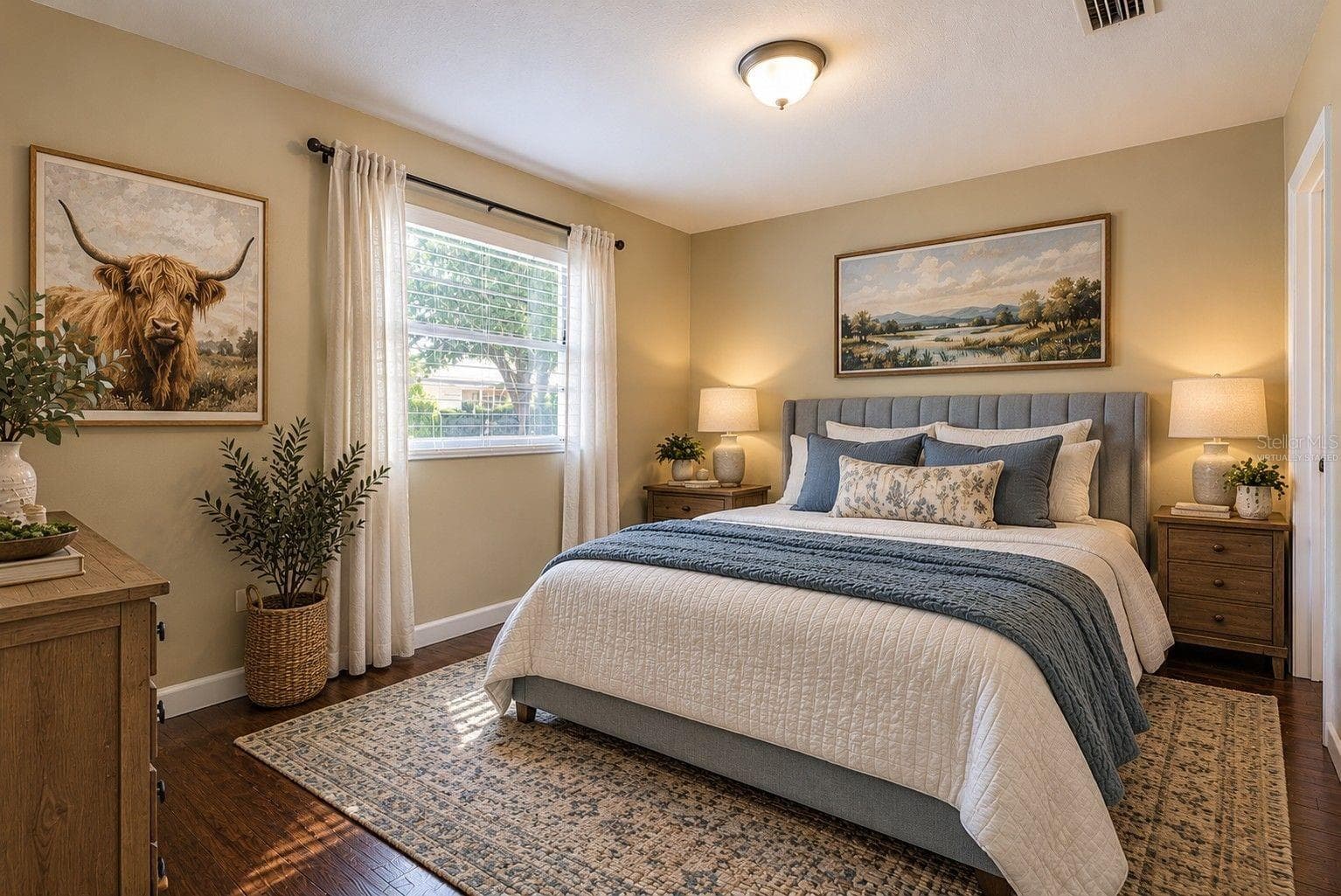Bedroom 2 - Virtually Staged - 233 EDGEWOOD DR, CLERMONT