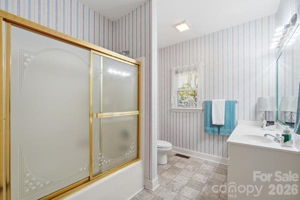 Guest bathroom is stylish in design, spacious, and well lit.  Convenient for visitors and convenient to the secondary bedrooms. - 244 Ruth Boulevard, Peachland