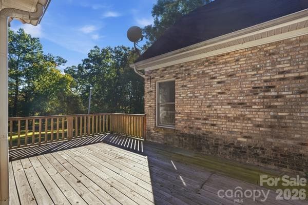 Rear deck so convenient off the sunroom and visible from the breakfast room and kitchen. - 244 Ruth Boulevard, Peachland