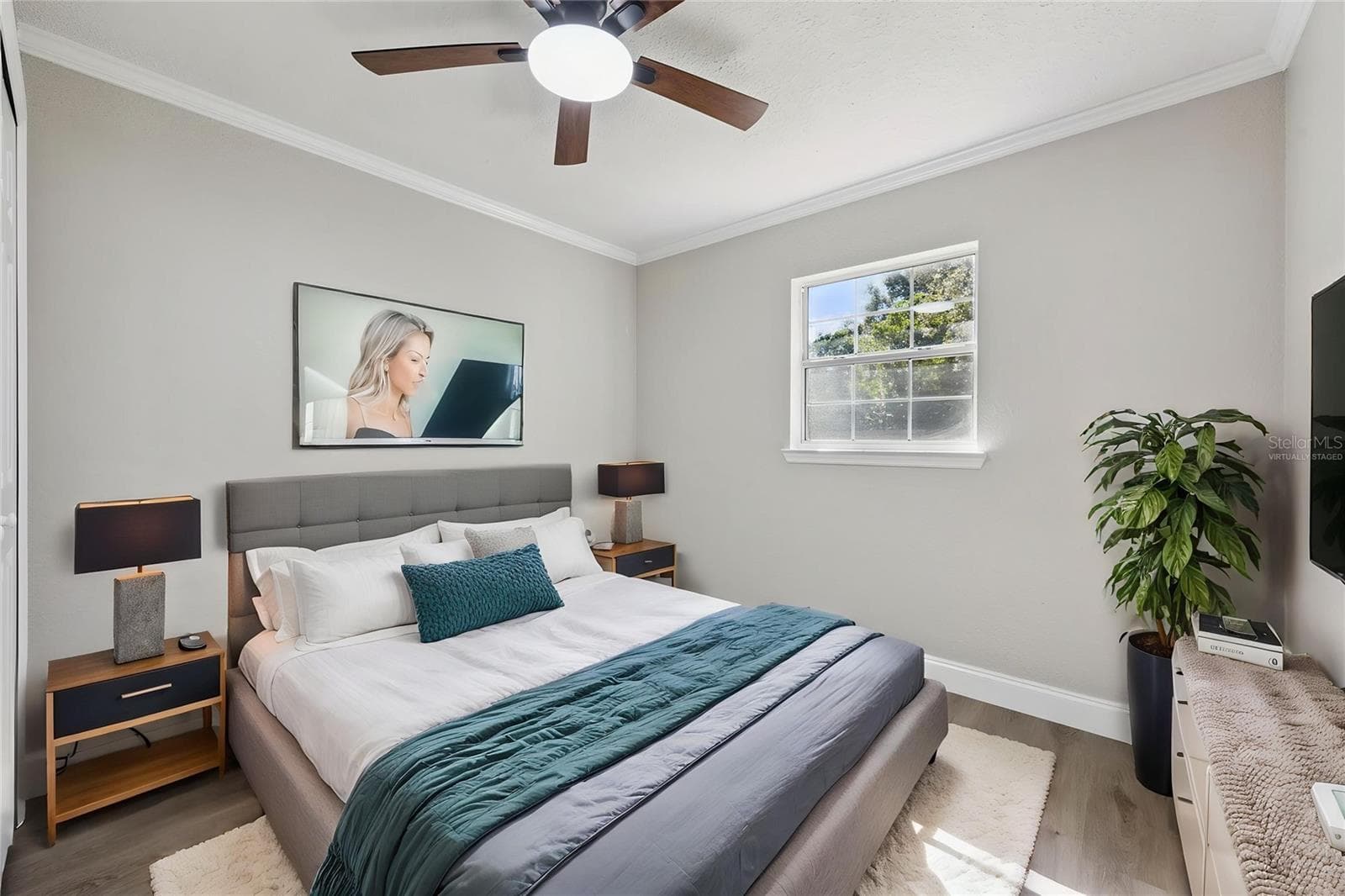 Virtually Staged - Guest bedroom - 720 GEORGIA AVE, LONGWOOD