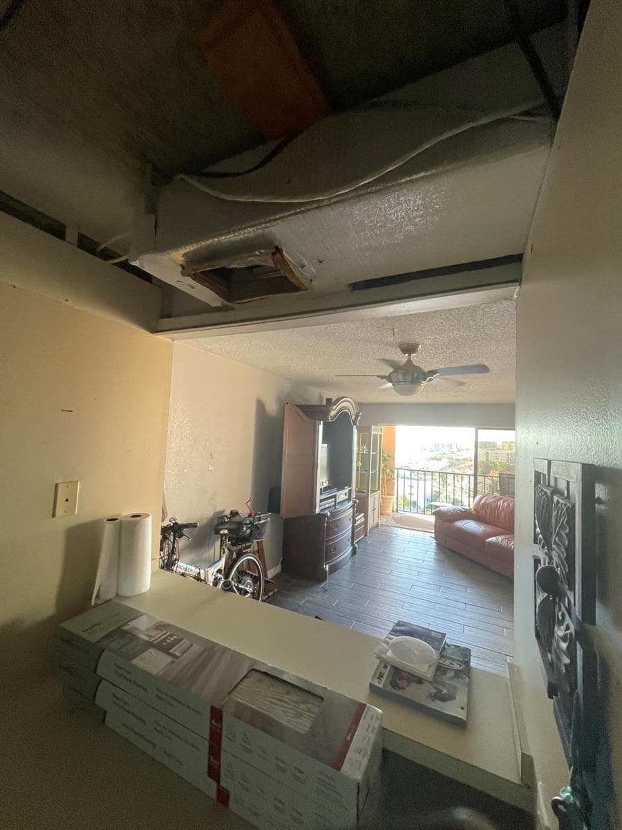 Kitchen showing renovation ceiling - 51 ISLAND WAY #1109, CLEARWATER