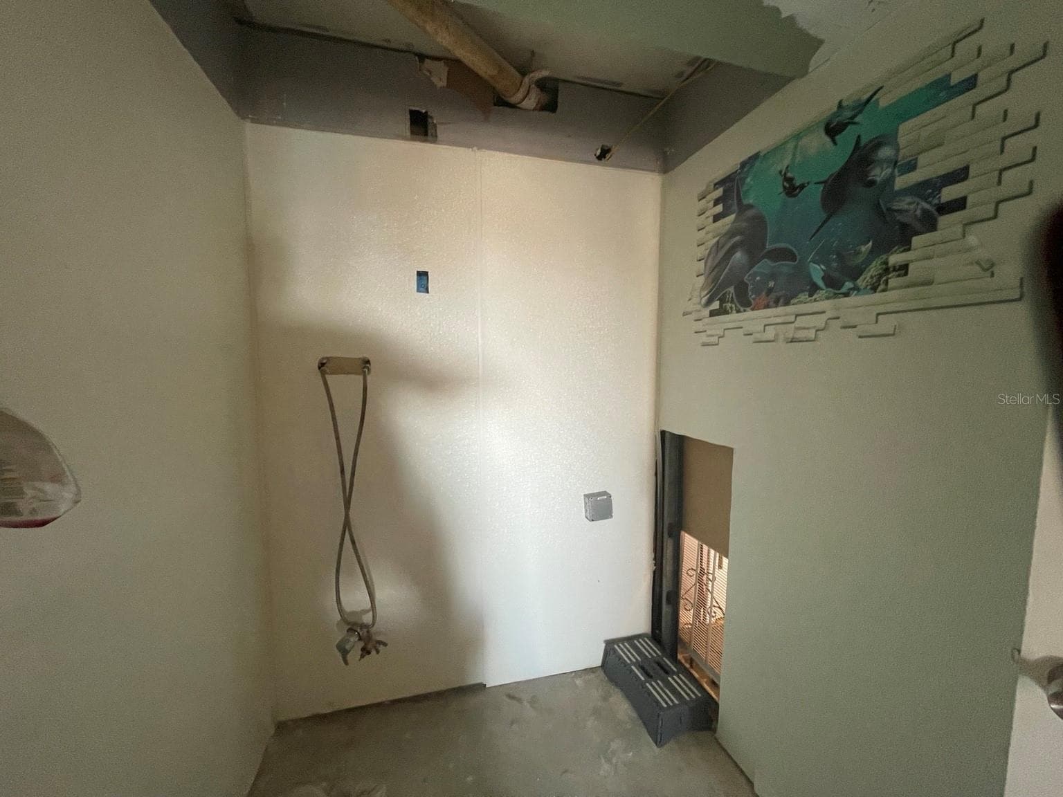 Unfinished bathroom shower area - 51 ISLAND WAY #1109, CLEARWATER