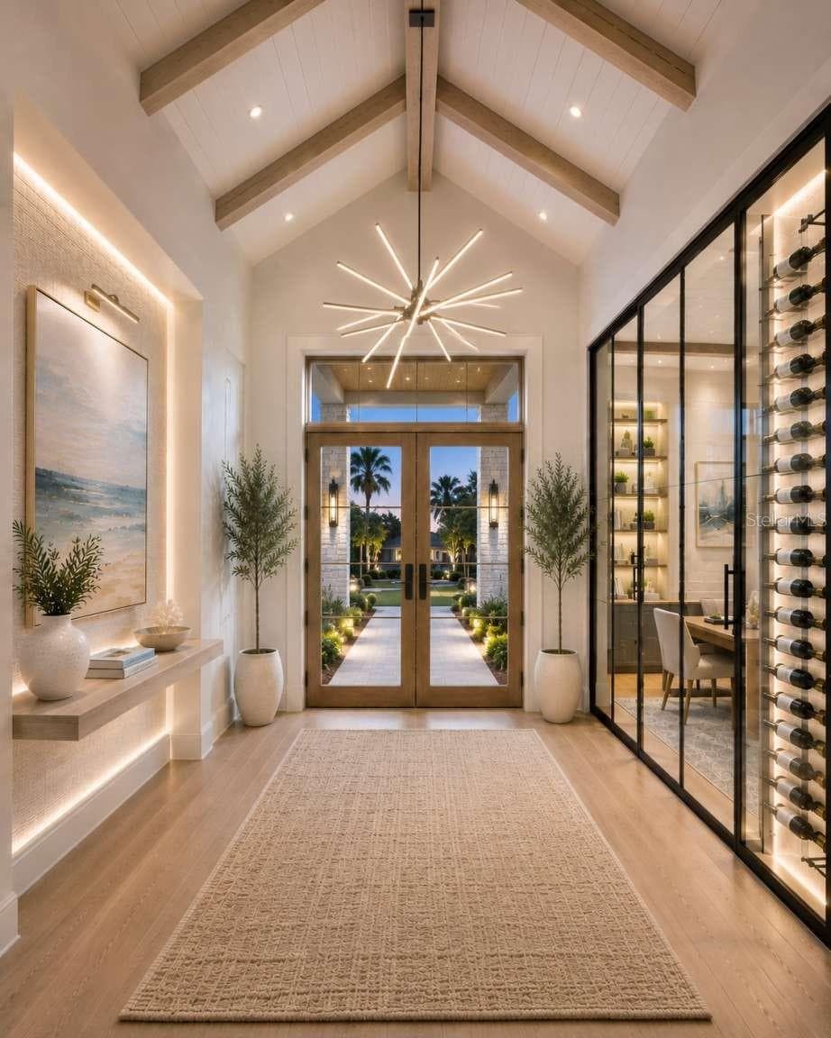 Artist's rendering of proposed residence; not a photograph of completed construction. Final design, finishes and landscaping may vary. - 3970 RED ROCK LN, SARASOTA