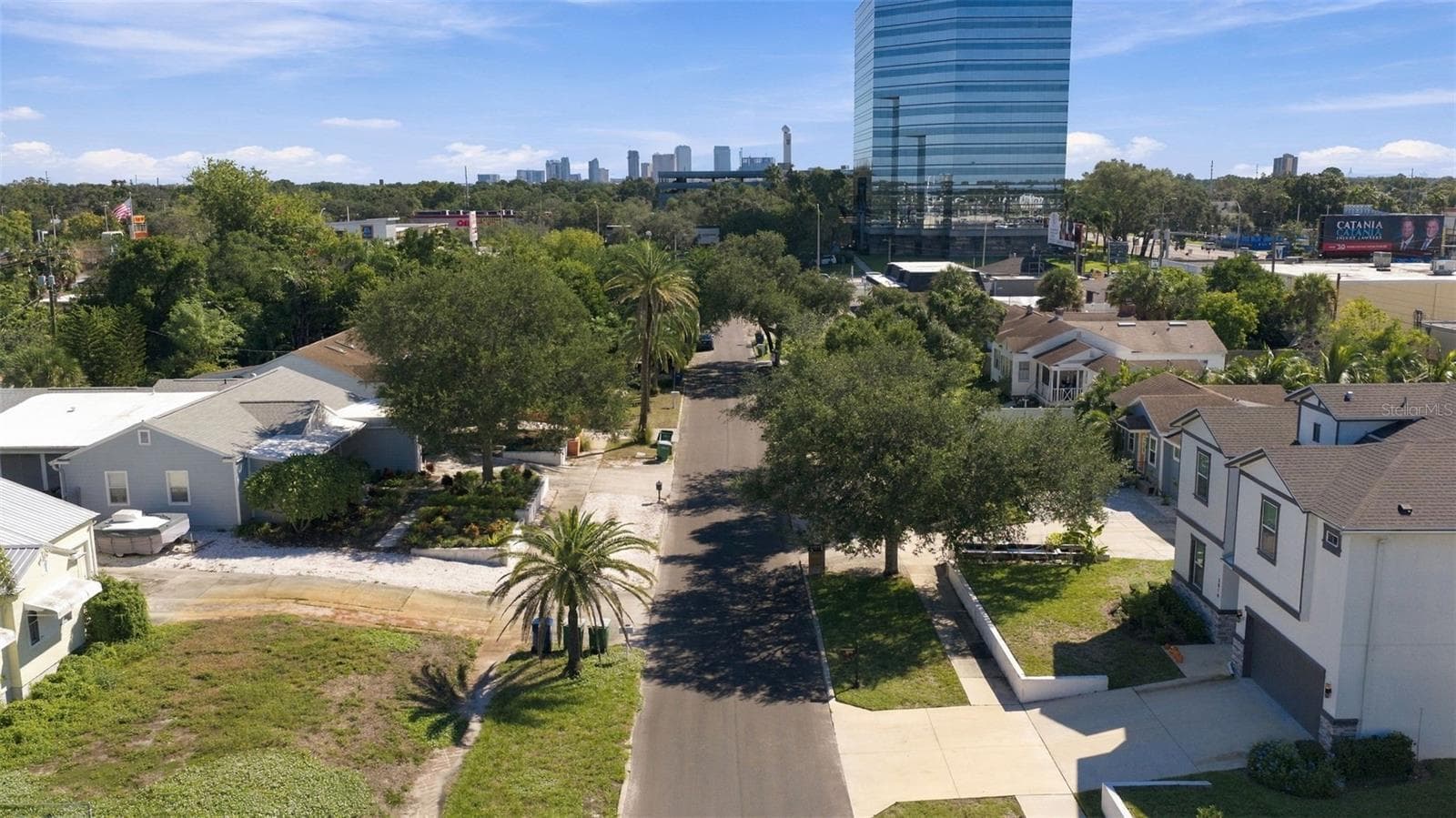 East view: North A to Dale Mabry and downtown. - 3817 W NORTH A ST, TAMPA
