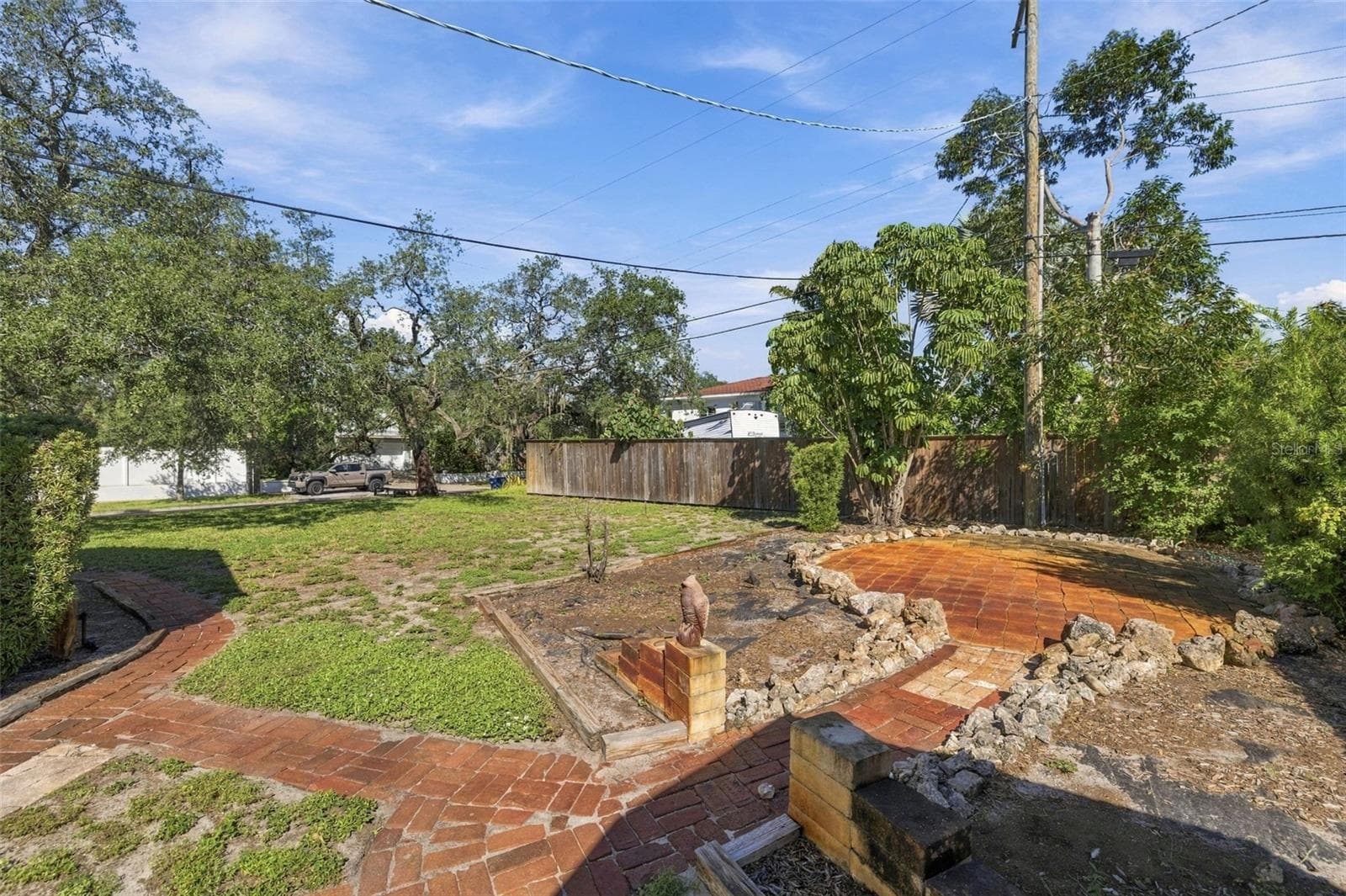 Backyard view Northwest - 3817 W NORTH A ST, TAMPA