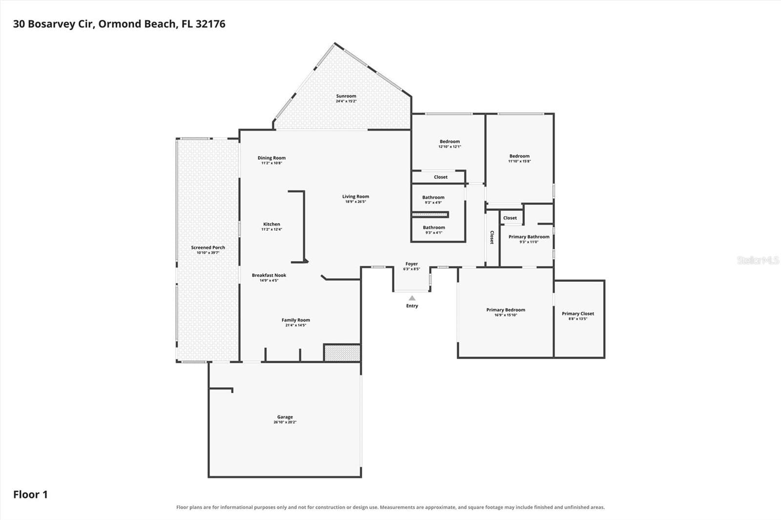 Single Family Residence at 30 BOSARVEY CIR, ORMOND BEACH, photo 86 of 86