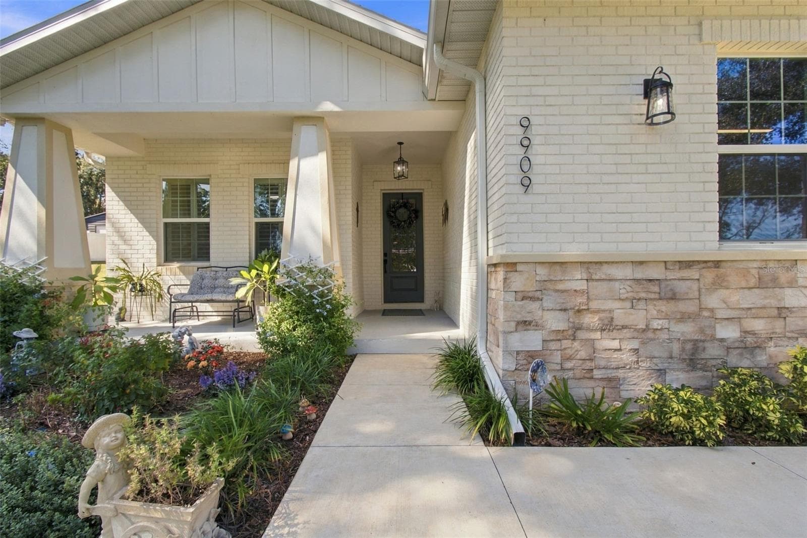 Front Door and Porch - 9909 PINE LEAF LN, DADE CITY