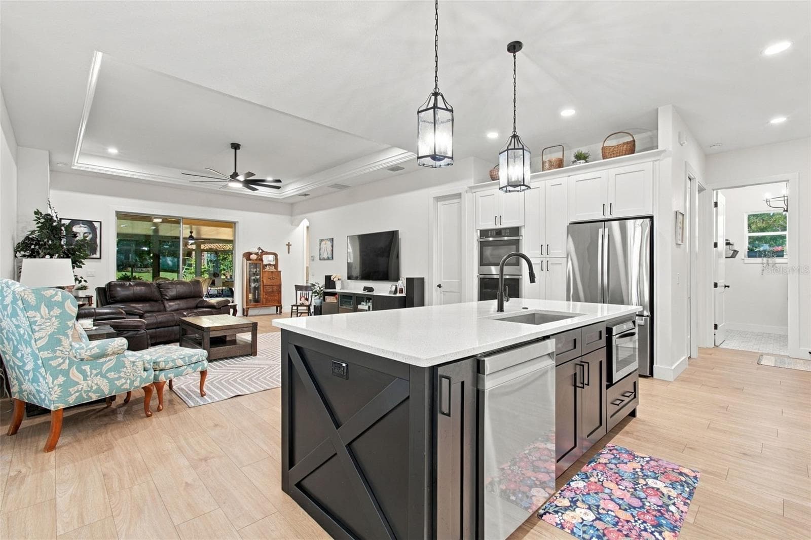 Kitchen and Living Room - 9909 PINE LEAF LN, DADE CITY