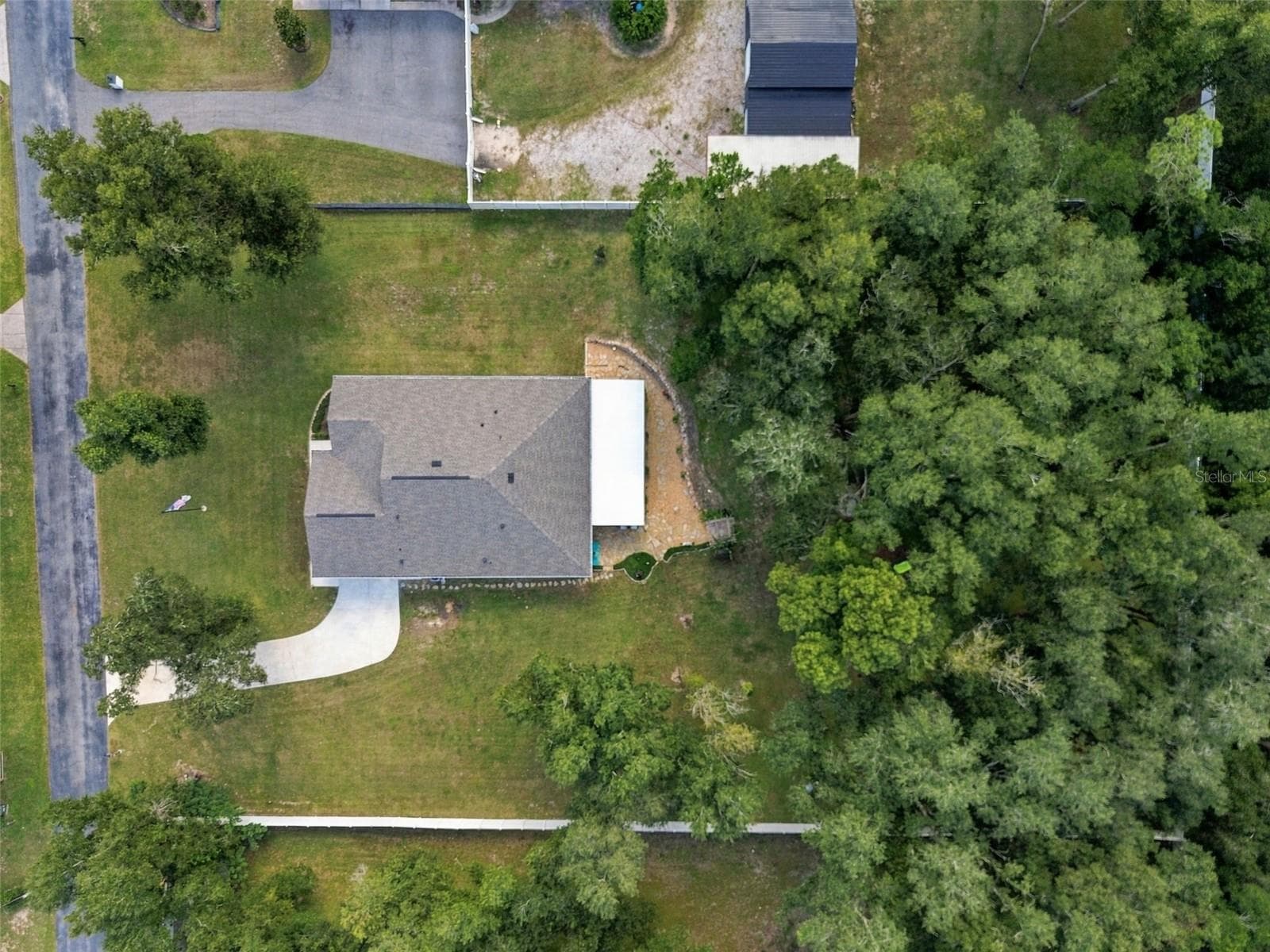 Aerial from Above - 9909 PINE LEAF LN, DADE CITY