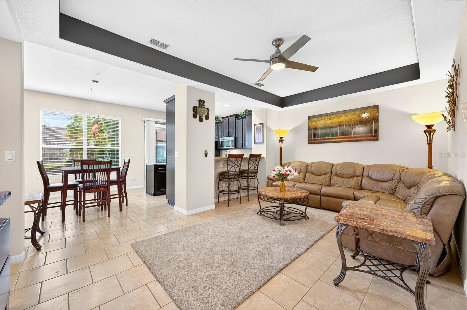 A large Dining Room window brings in lots of NATURAL LIGHT. - 2109 VICTORIA GLEN DR, SANFORD