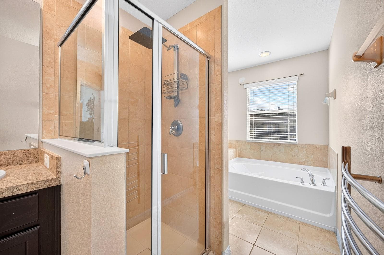 Step-in shower in Primary en suite Bath - 2109 VICTORIA GLEN DR, SANFORD