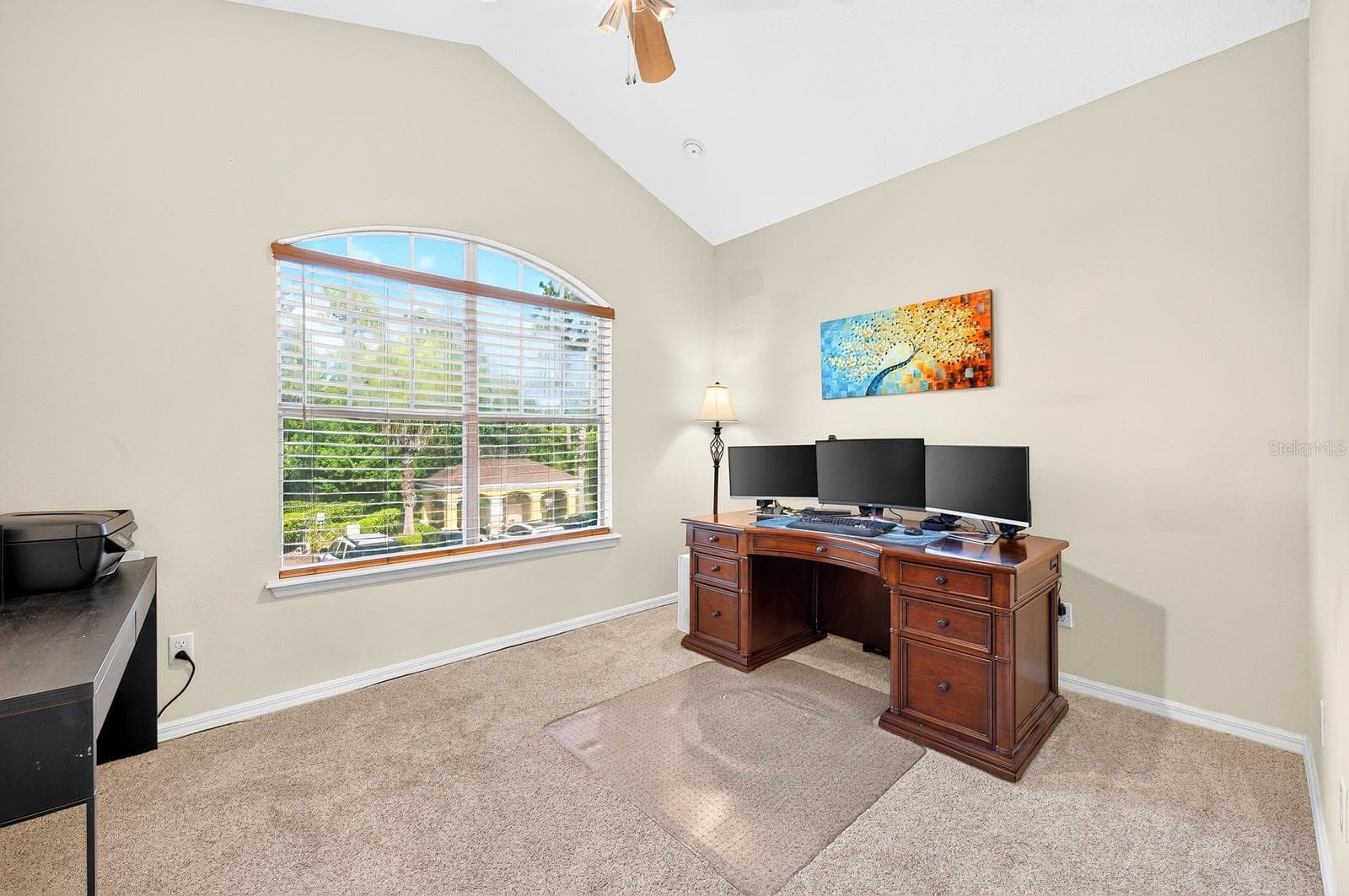 Bedroom 2 features VAULTED CEILINGS and a large built-in closet. - 2109 VICTORIA GLEN DR, SANFORD