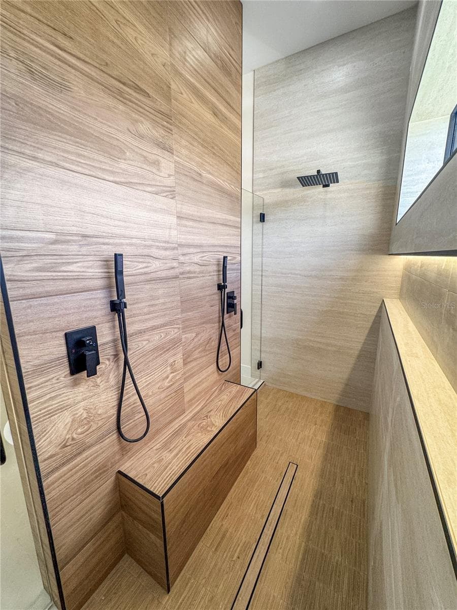 Master Bathroom with Walk-In Double Shower and Custom Tile - 8568 SANTA CRUZ DR, PORT CHARLOTTE