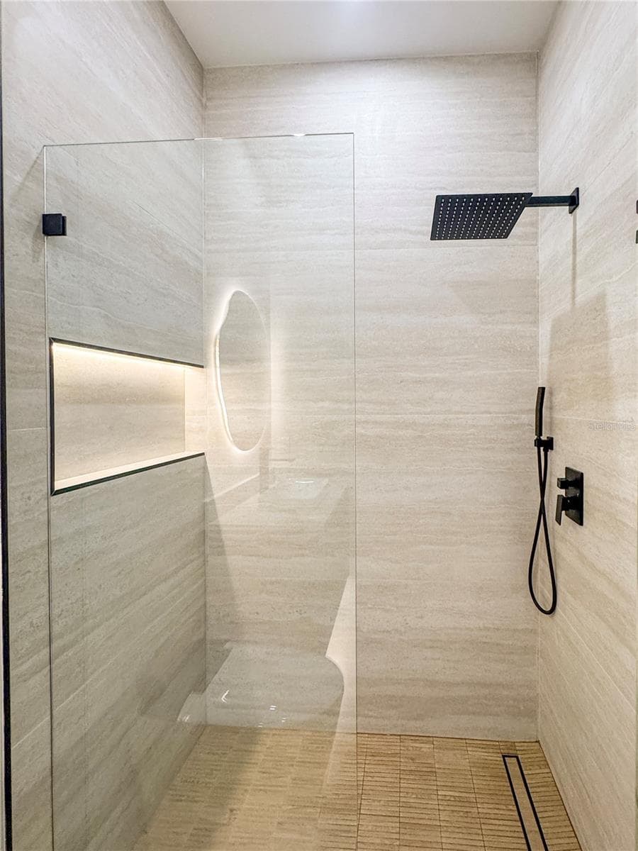 Bathroom 2 with Fully Tiled Walk-In Shower - 8568 SANTA CRUZ DR, PORT CHARLOTTE