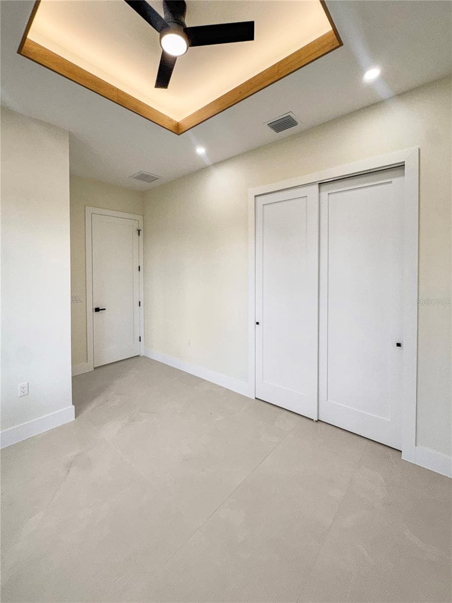 Bedroom 4 with Custom Ceiling and LED Lighting - 8568 SANTA CRUZ DR, PORT CHARLOTTE