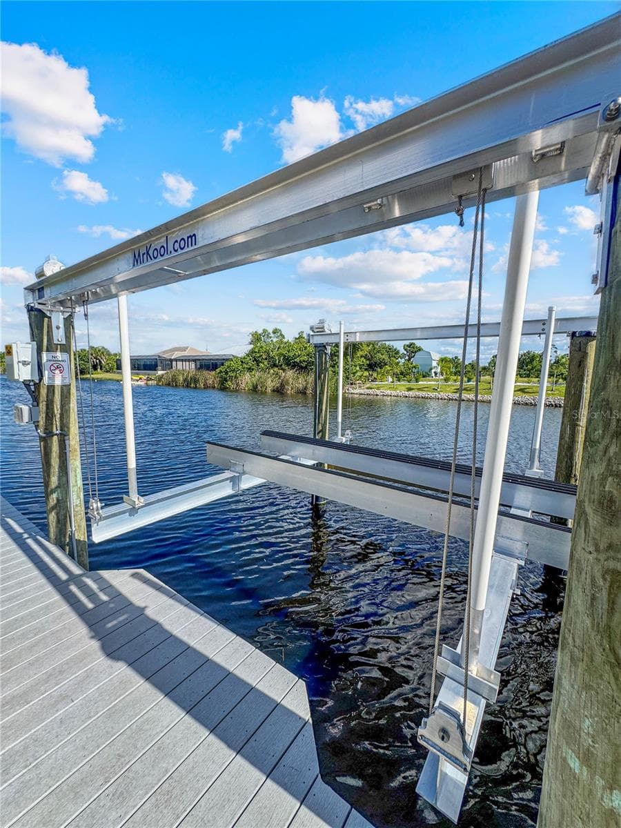 Private Dock with Boat Lift - 8568 SANTA CRUZ DR, PORT CHARLOTTE