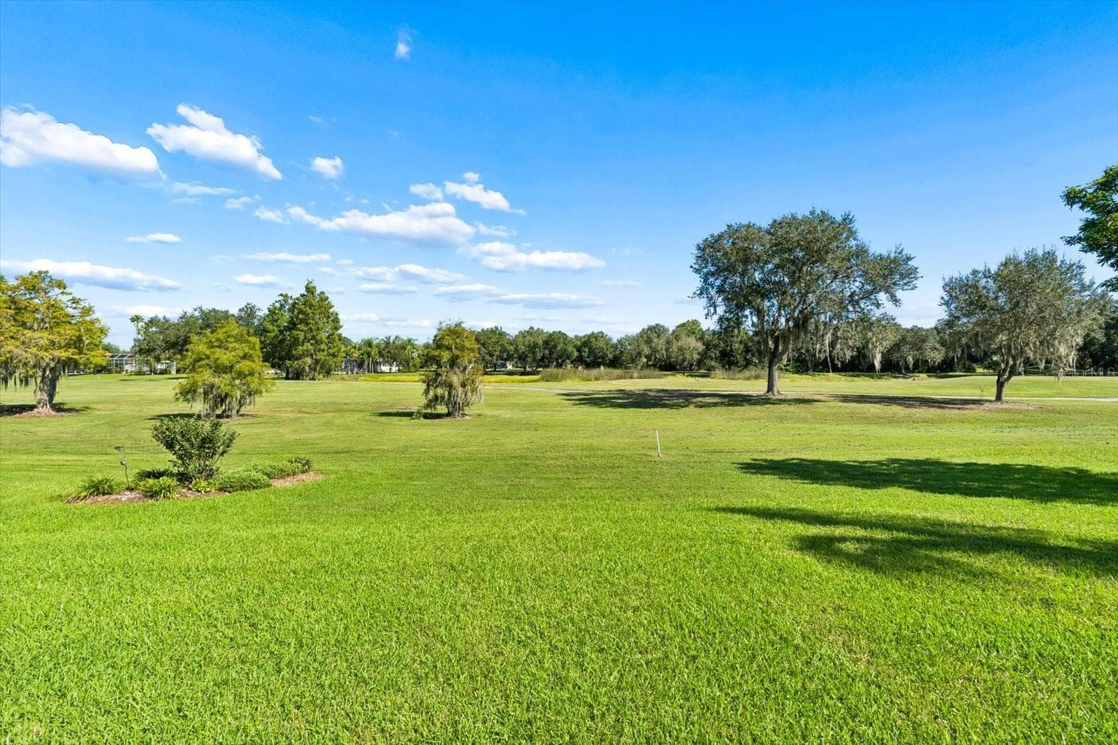 View from patio - 9921 LAUREL VALLEY AVENUE CIR, BRADENTON