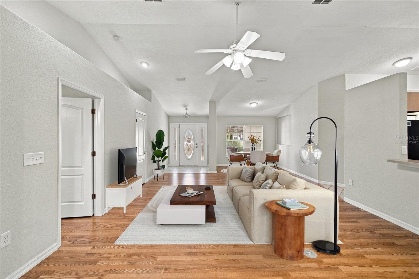 Virtually Staged - living area - 12707 BOX DR, HUDSON