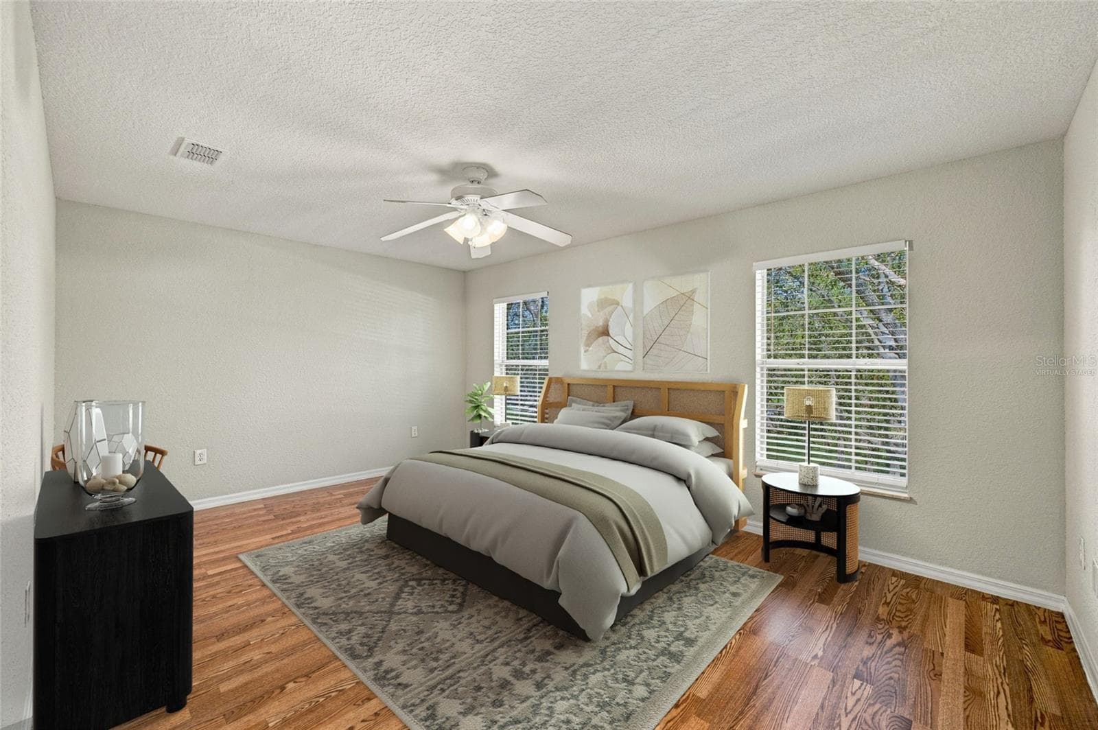 Virtually Staged - Pirmary Bedroom - 12707 BOX DR, HUDSON