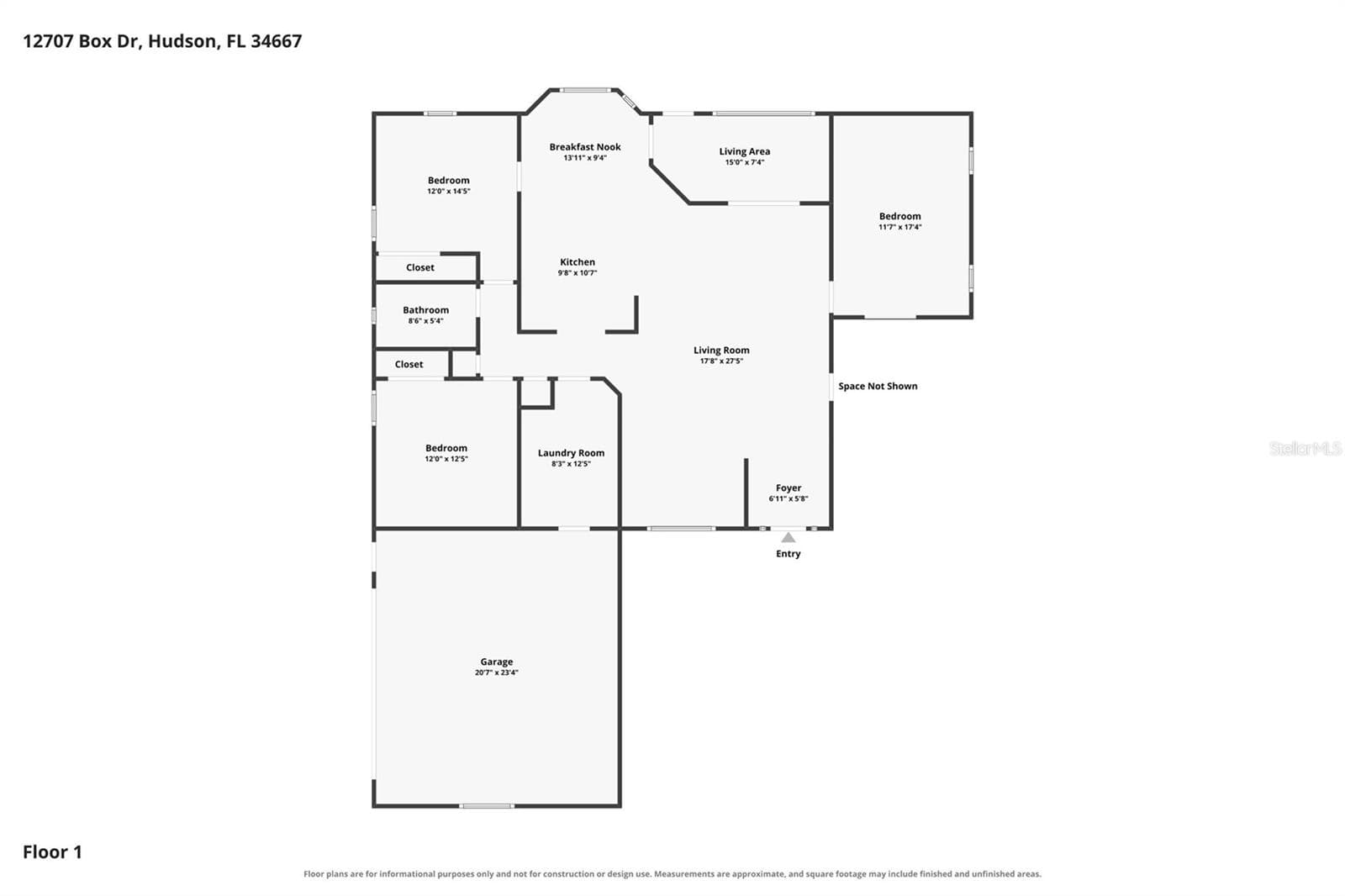 Floor Plan - 12707 BOX DR, HUDSON
