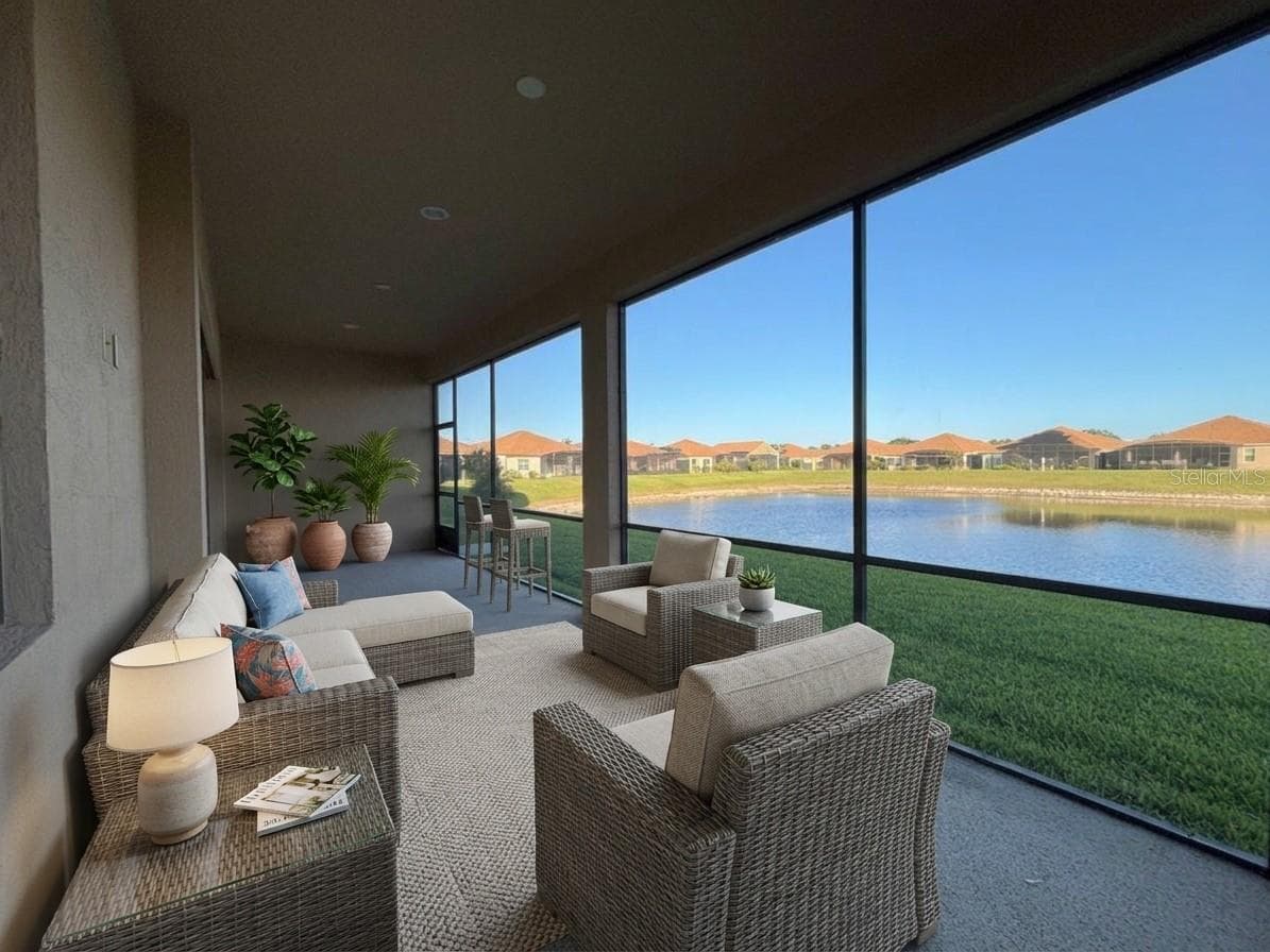 Covered and Screened Lanai- Staged - 6240 PINEHURST LOOP, WINTER HAVEN