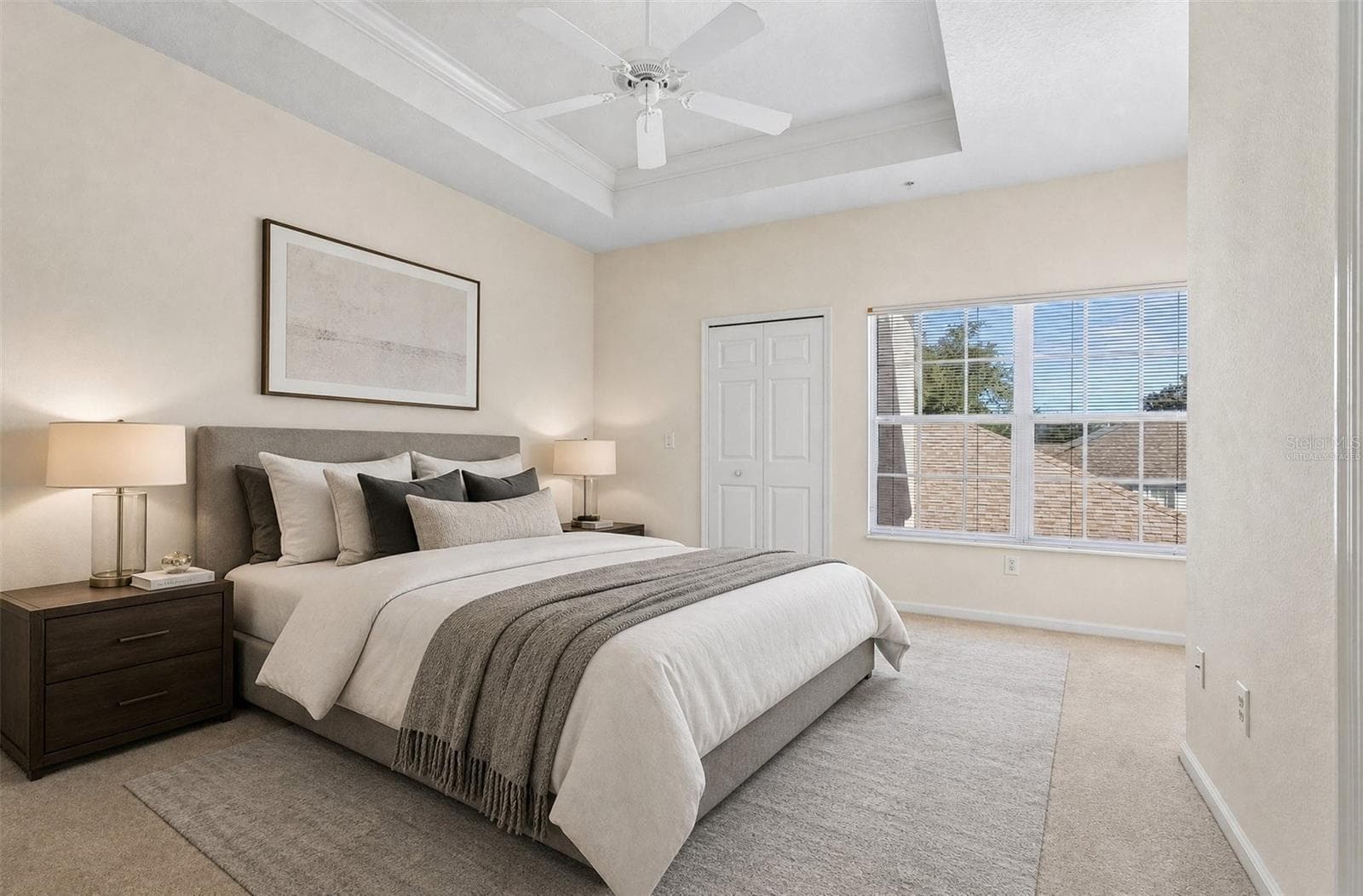 Primary Suite. Virtually Staged. - 8525 WATERWILLOW PL, ORLANDO