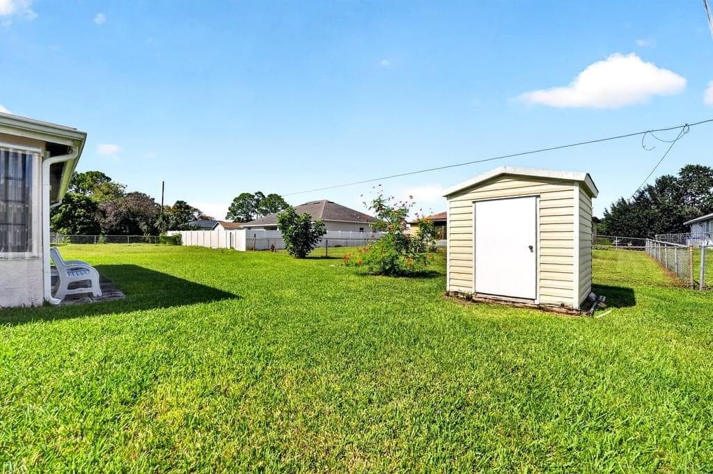 Backyard - 1533 WAKE FOREST RD NW, PALM BAY