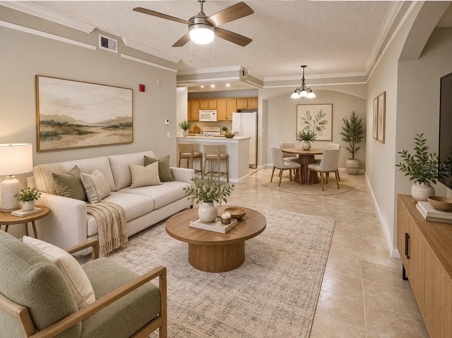 Virtually staged - 12024 VILLANOVA DR #103, ORLANDO
