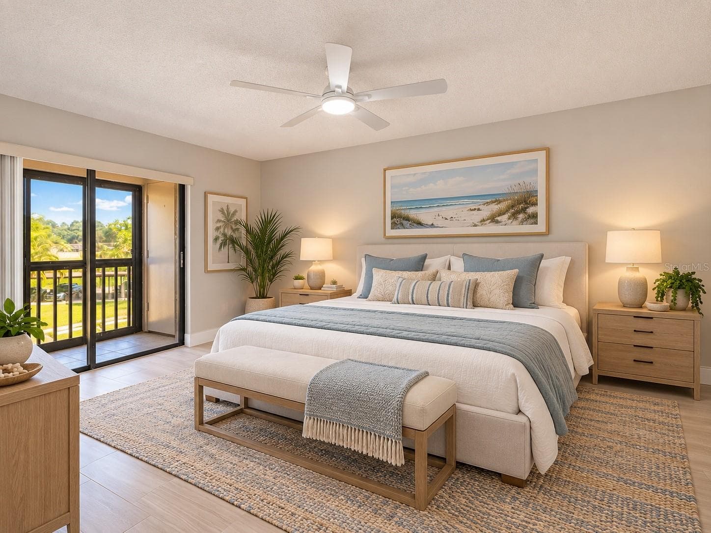 Primary bedroom large enough for king size bed - 2593 COUNTRYSIDE BLVD #7304, CLEARWATER