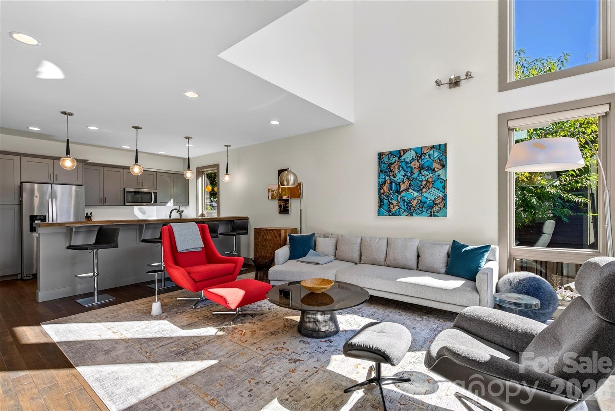 Open, light living space! - 70 Garden Circle, Asheville