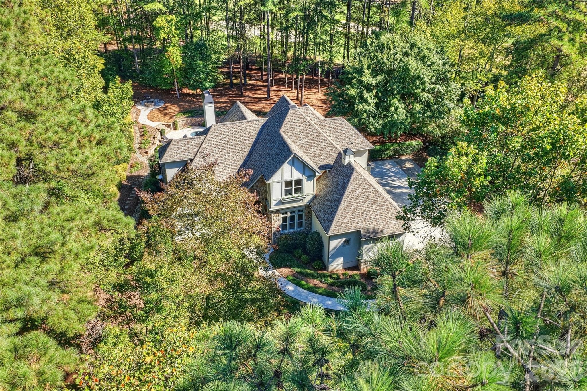 Aerial House View - 134 Wellfleet Lane, Mooresville