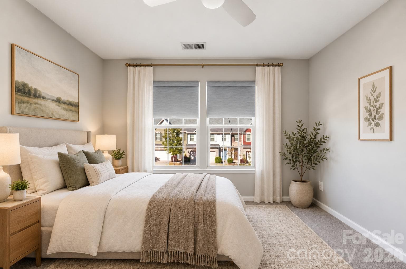 Virtually staged - 1823 Fleetwood Drive, Charlotte