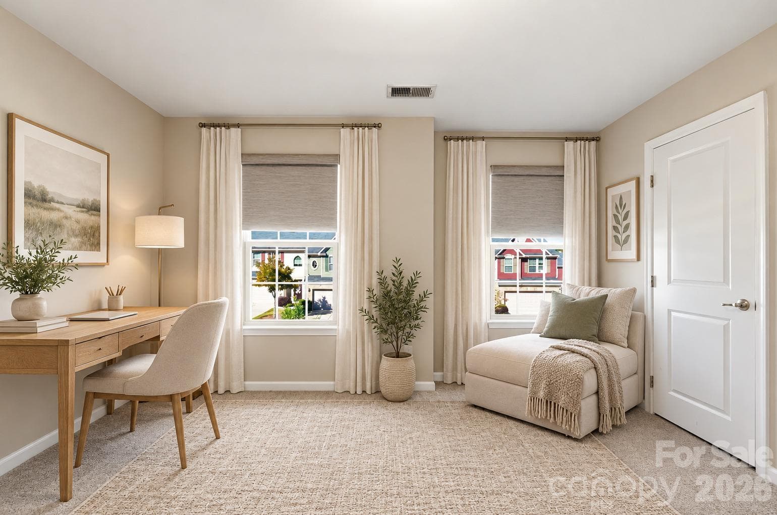 Virtually staged - 1823 Fleetwood Drive, Charlotte