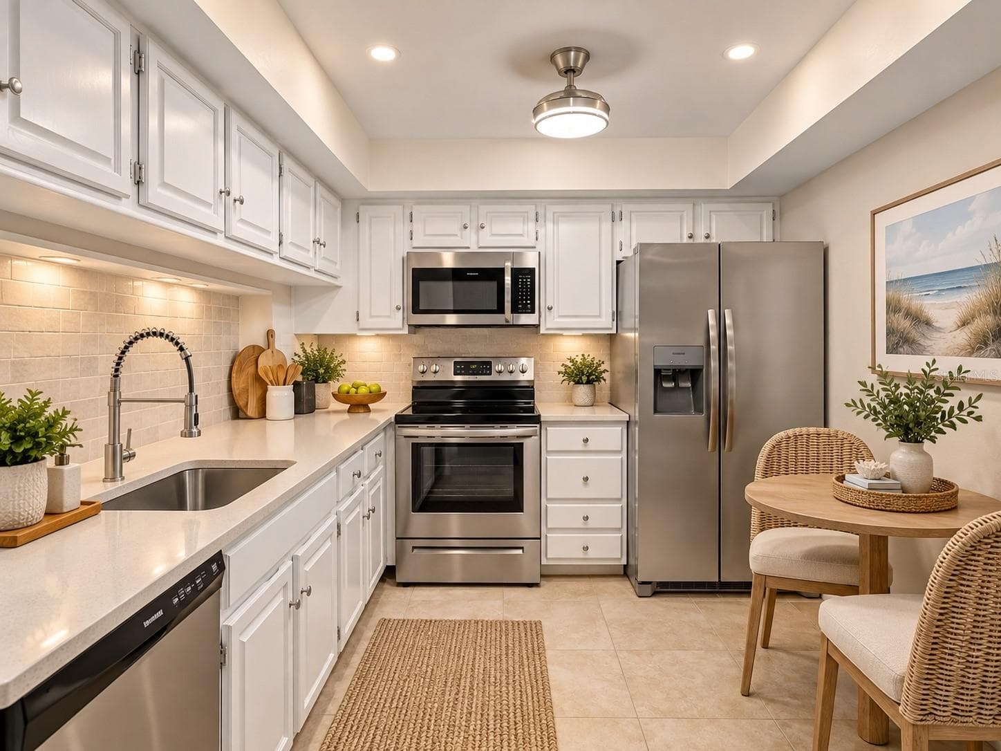 Virtural stage kitchen - 2593 COUNTRYSIDE BLVD #7304, CLEARWATER