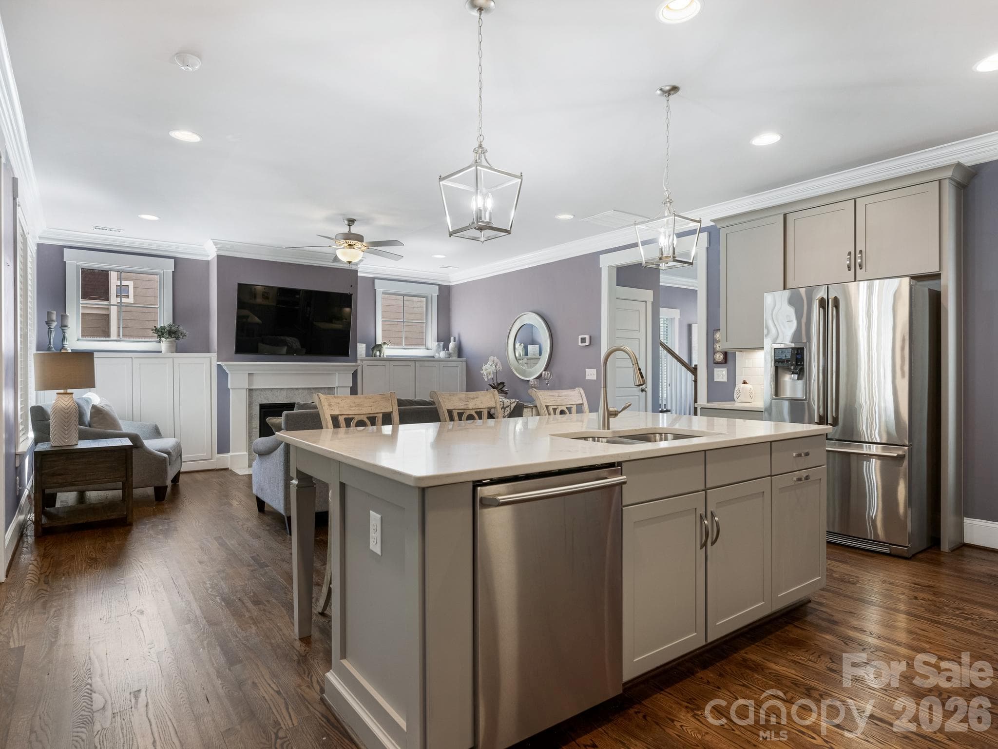 Kitchen/Living Room - 342 Main Street, Matthews