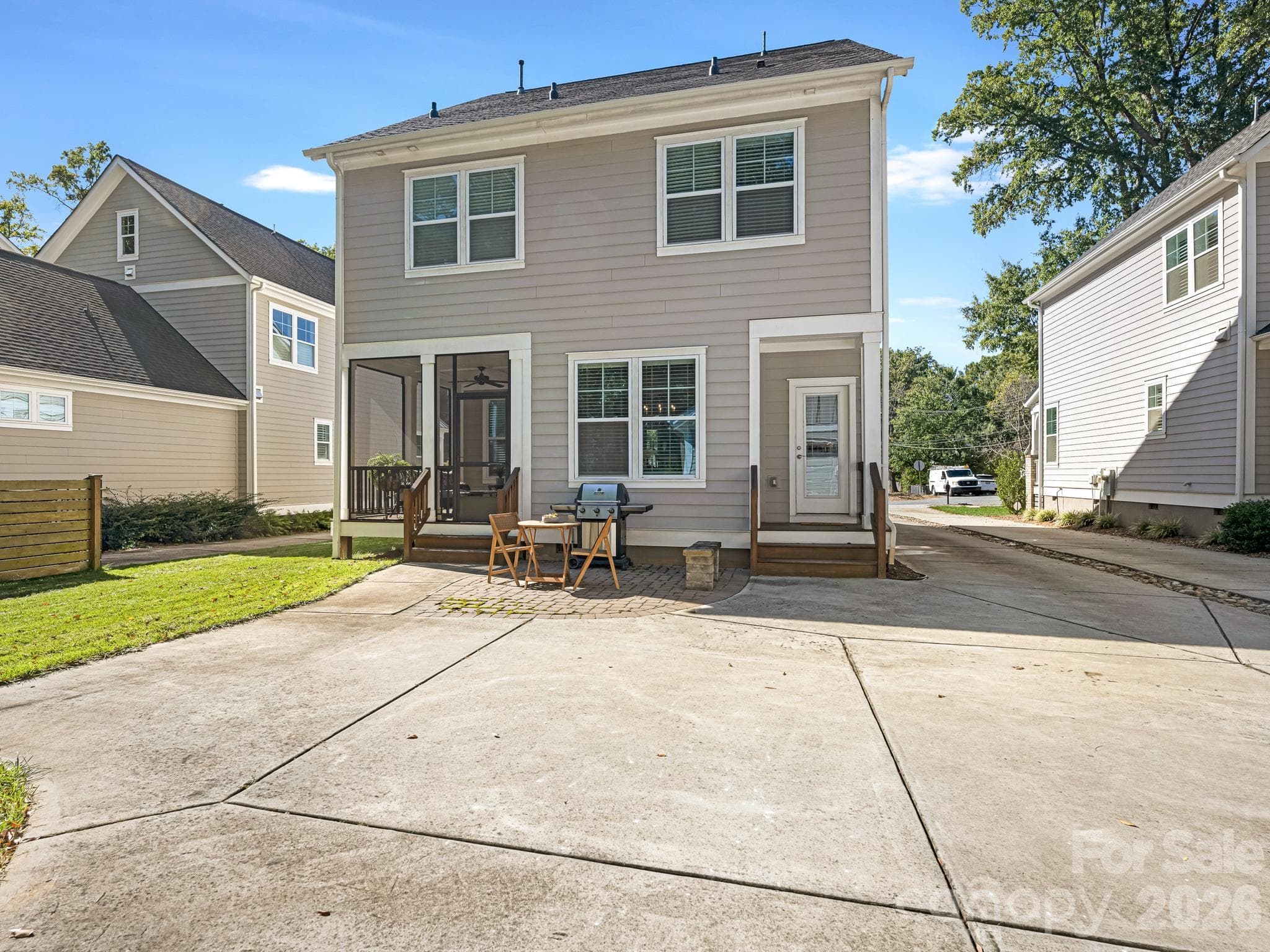 Rear Elevation - 342 Main Street, Matthews