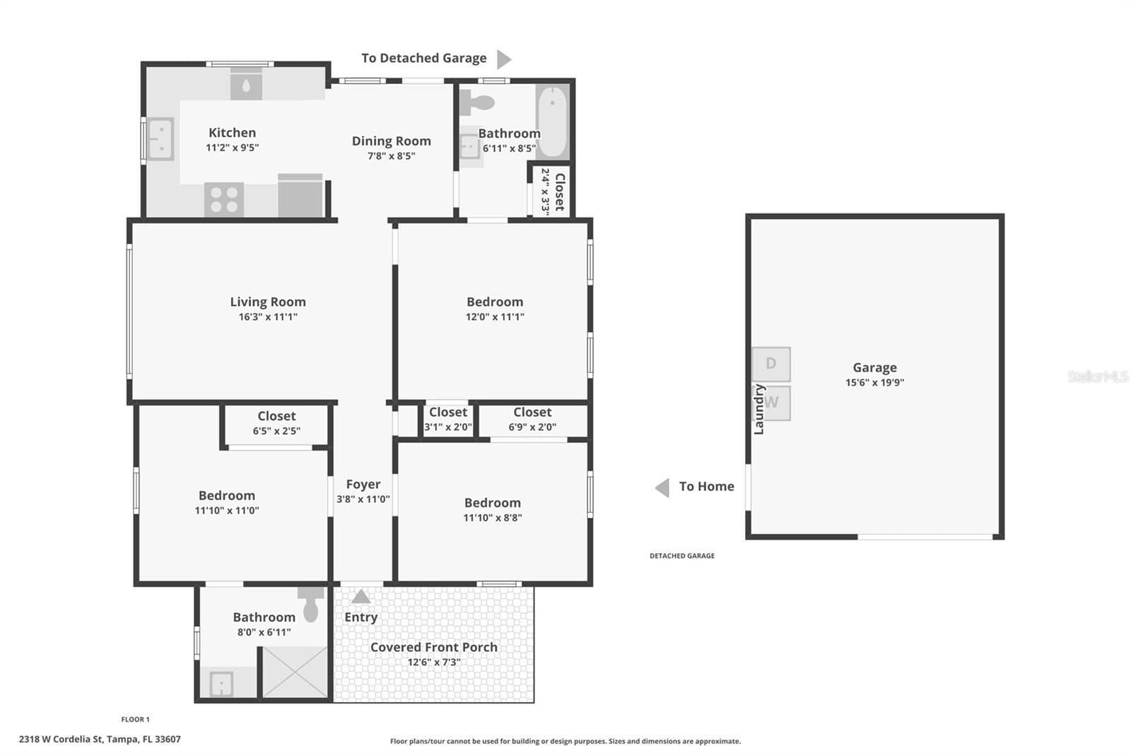 Single Family Residence at 2318 W CORDELIA ST, TAMPA, photo 32 of 32
