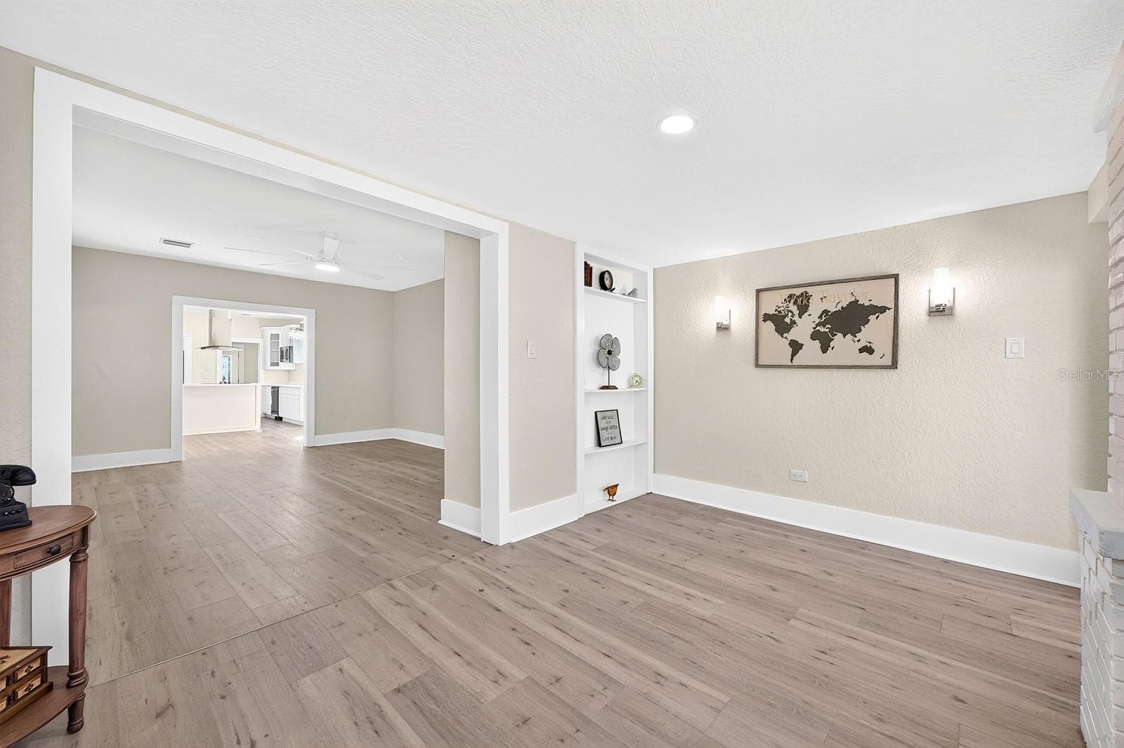 The Foyer leads into the Living Room. - 211 S MAPLE AVE, SANFORD