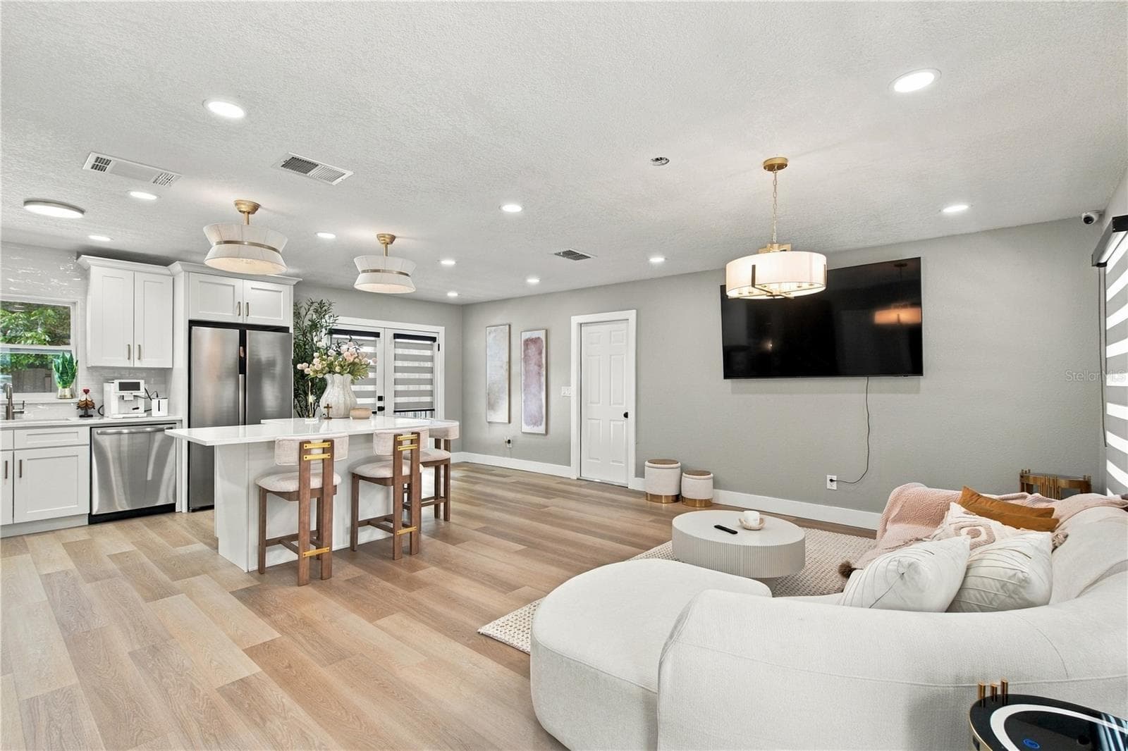 LIVING ROOM & KITCHEN 1 - 13824 CHERRY BROOK LN, TAMPA