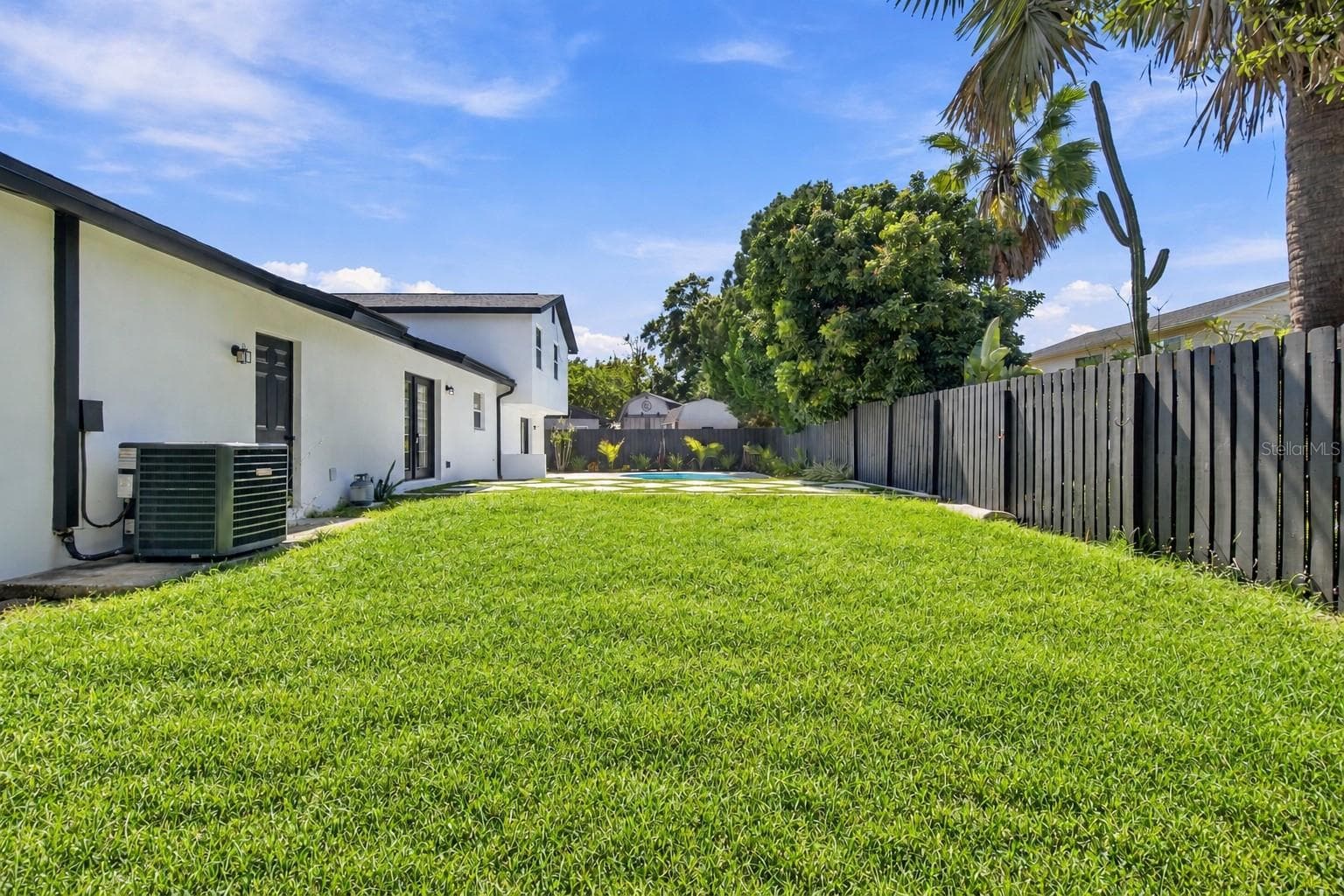 BACKYARD - 13824 CHERRY BROOK LN, TAMPA
