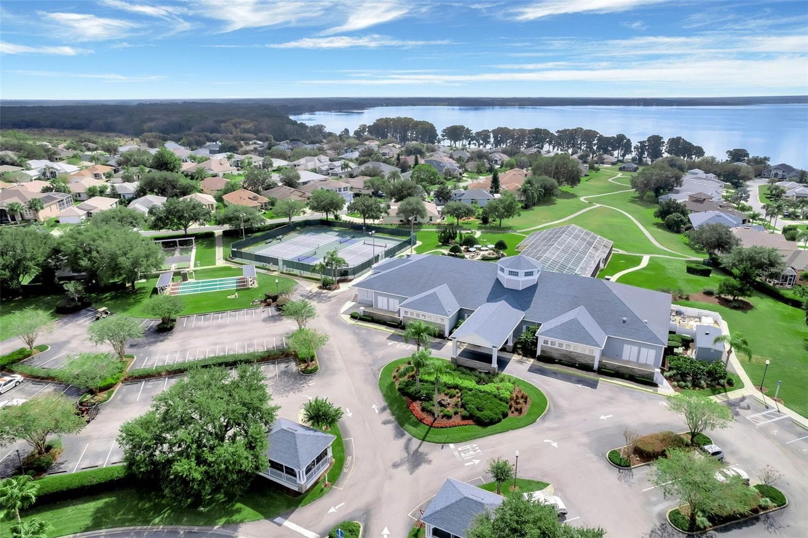 Royal Harbor Clubhouse with Little Lake Harris just beyond. - 4900 CANOE CT, TAVARES