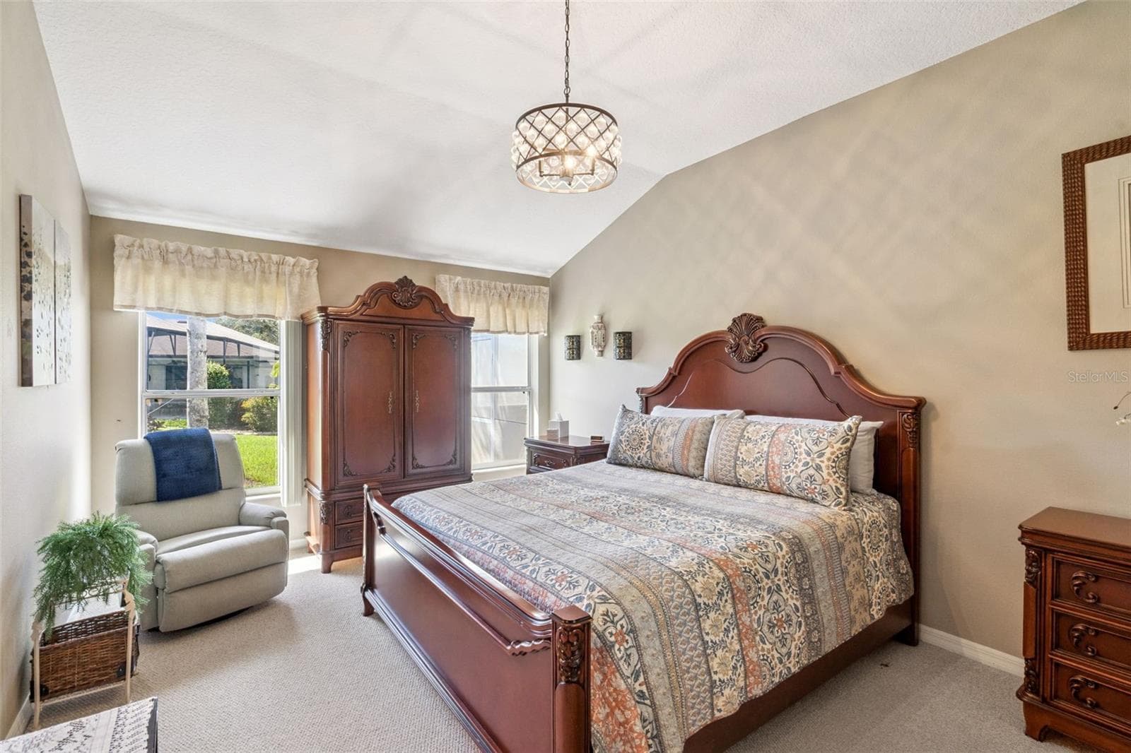 Primary Bedroom - 19.8 X 12area. - 4900 CANOE CT, TAVARES